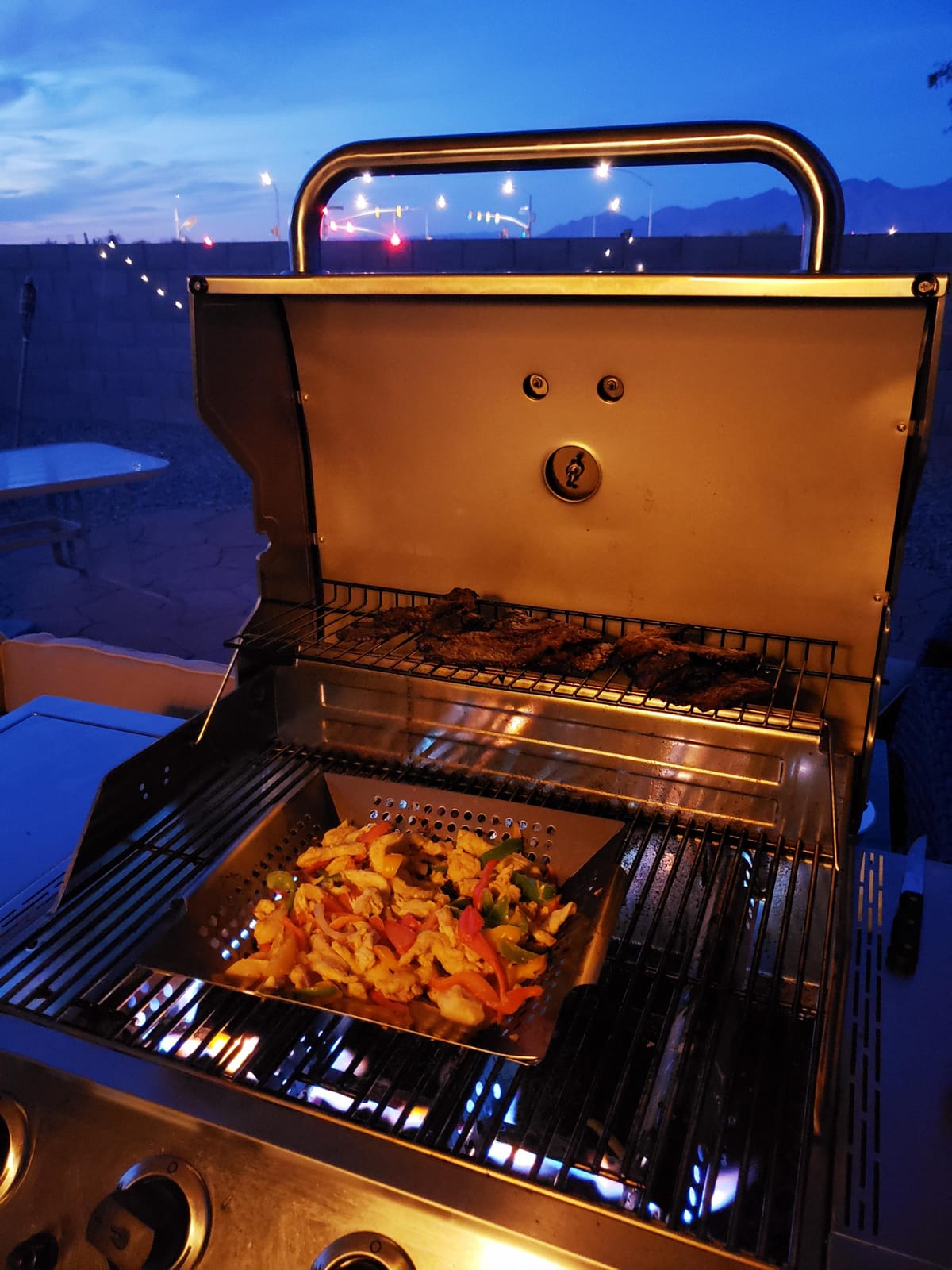 3 Pack Grill Baskets for Outdoor Grill, Heavy Duty Stainless Veggie Pan Set customer photo 2