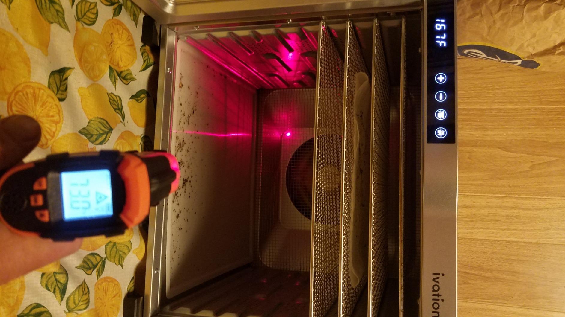 Ivation 10 Tray Food Dehydrator, 1000W, Stainless Steel customer photo 1