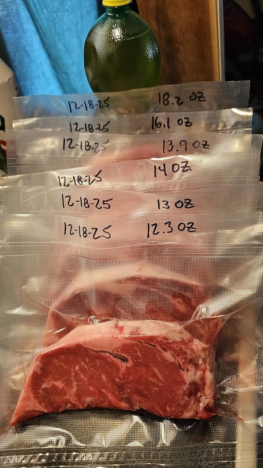 Wevac Vacuum Sealer Bags for Food 11x50 2 Rolls, Fit Food Saver Machines customer photo 2