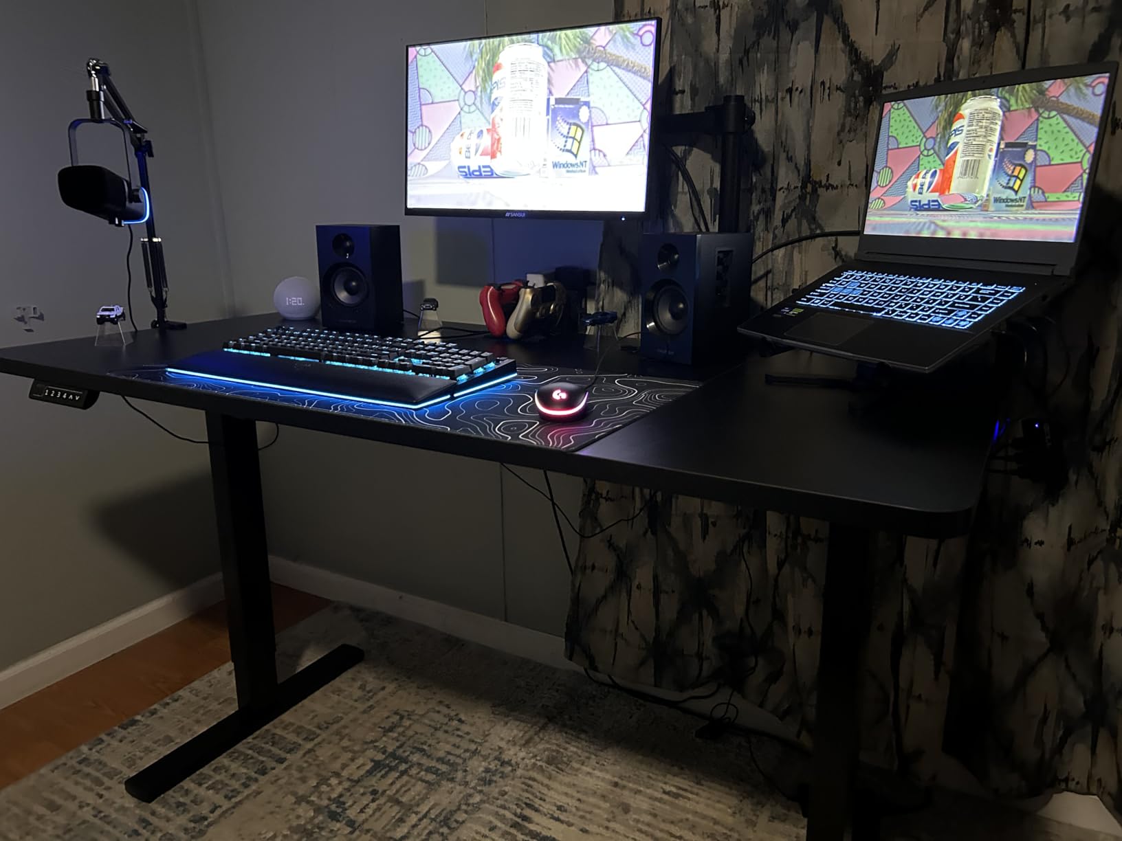 VIVO Black 60 x 24 in Standing Desk, DESK-KIT-1B6B customer photo 1