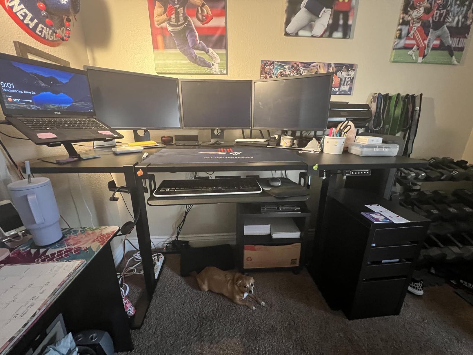 VIVO Black 60 x 24 in Standing Desk, DESK-KIT-1B6B customer photo 2