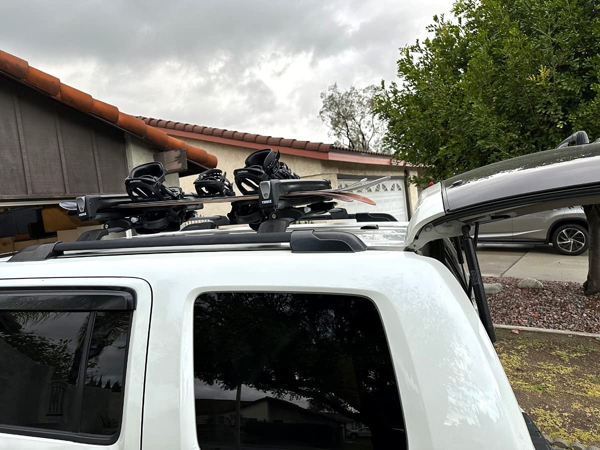 Thule SnowPack Extender Ski/Snowboard Rack (6pr/4 Boards), Black customer photo 2