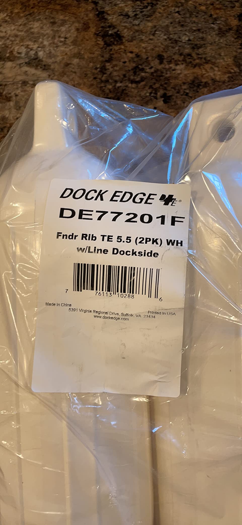 Dock Edge Twin Eye, Dolphin Boat Fenders, Ribbed, 2-Pack with Dockside Lines customer photo 1