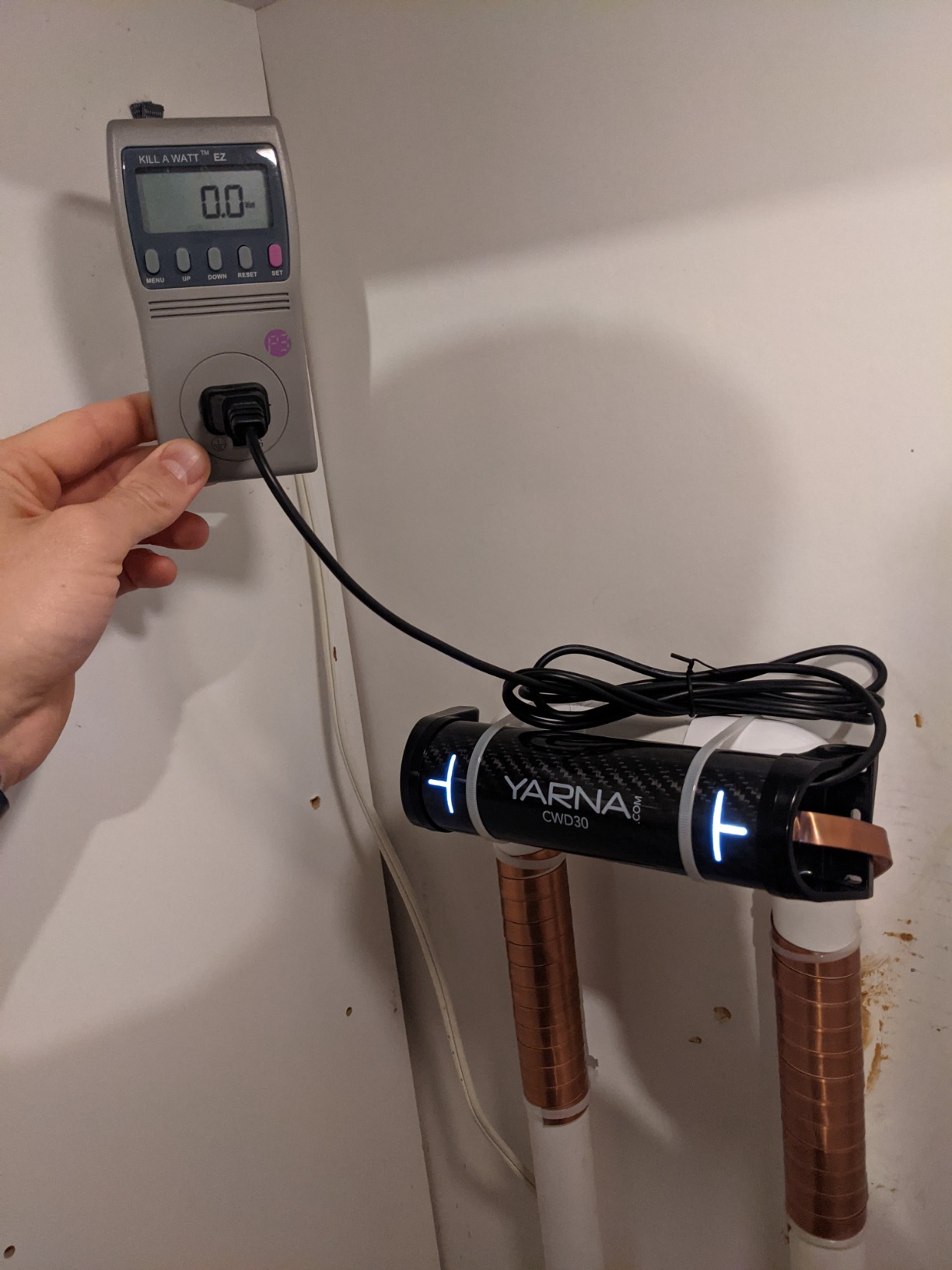 YARNA Electronic Water Descaler – No-Salt Softener, Pipes to 1