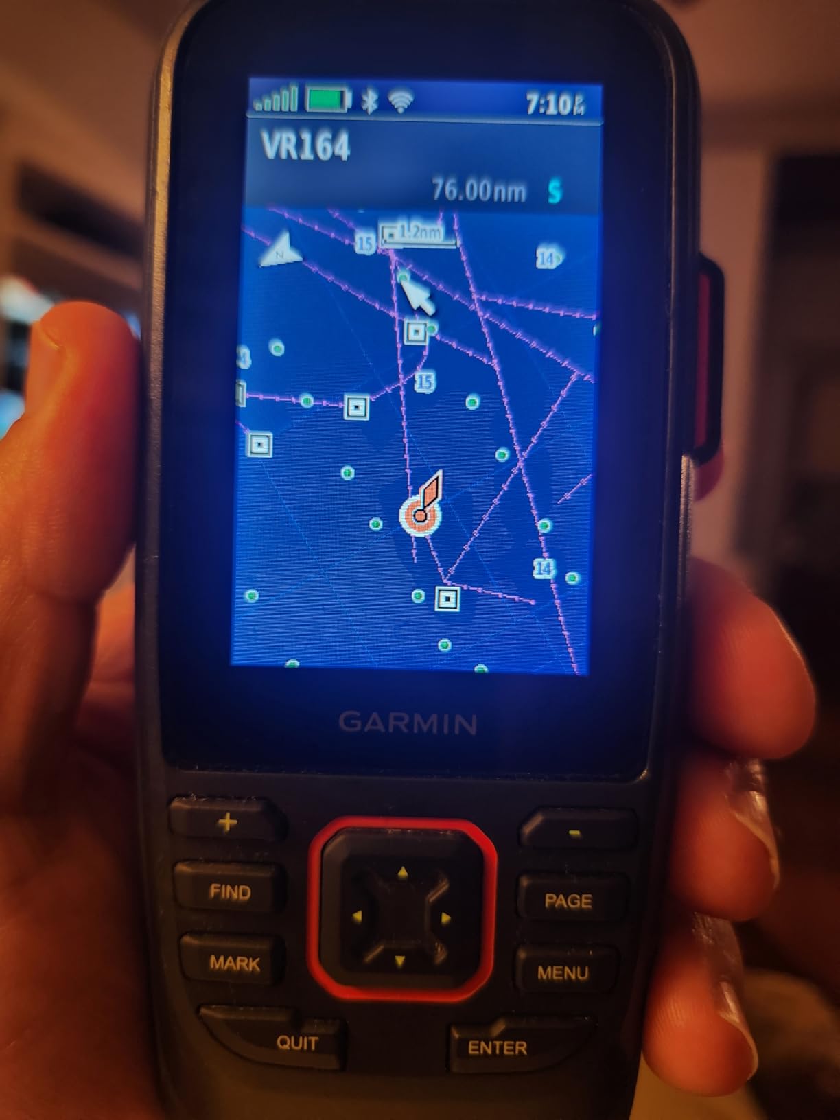 Garmin GPSMAP 86Sci, Floating Handheld GPS with Button Operation, Preloaded BlueChart G3 Coastal Charts And Inreach Satellite Communication capabilities, Stream Boat Data From Compatible Chartplotters customer photo 1