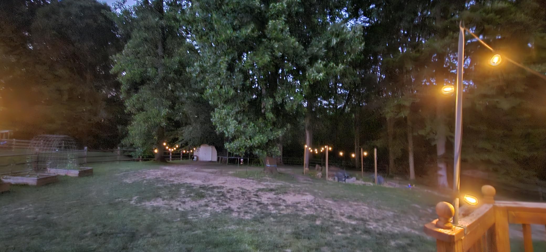 Brightech Ambience Pro Solar Powered Outdoor String Lights, 48 ft Commercial Grade Waterproof Patio Lights, 15 Edison Bulbs, Shatterproof LED String Lights for Outside, Porch - 1W Soft White customer photo 2