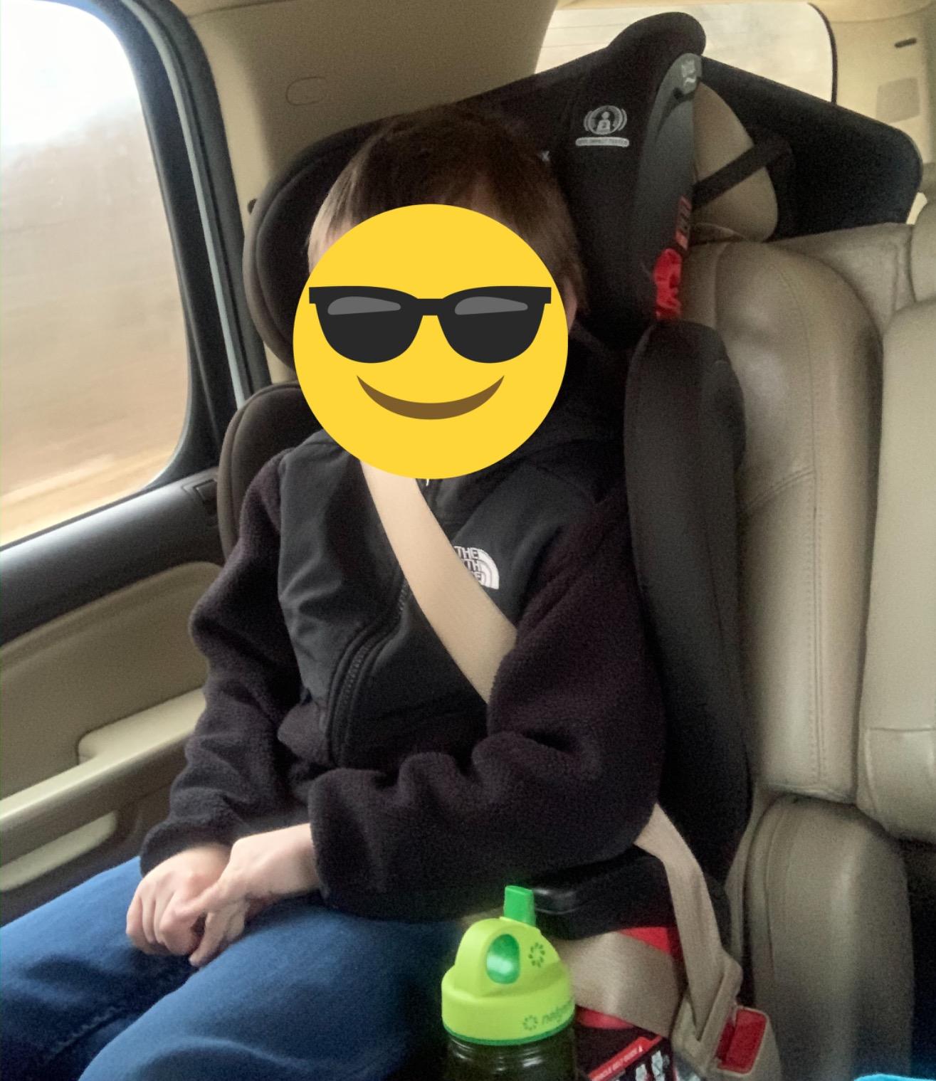 Britax Skyline 2-Stage Belt-Positioning Booster Car Seat, Dusk - Highback and Backless Seat customer photo 2
