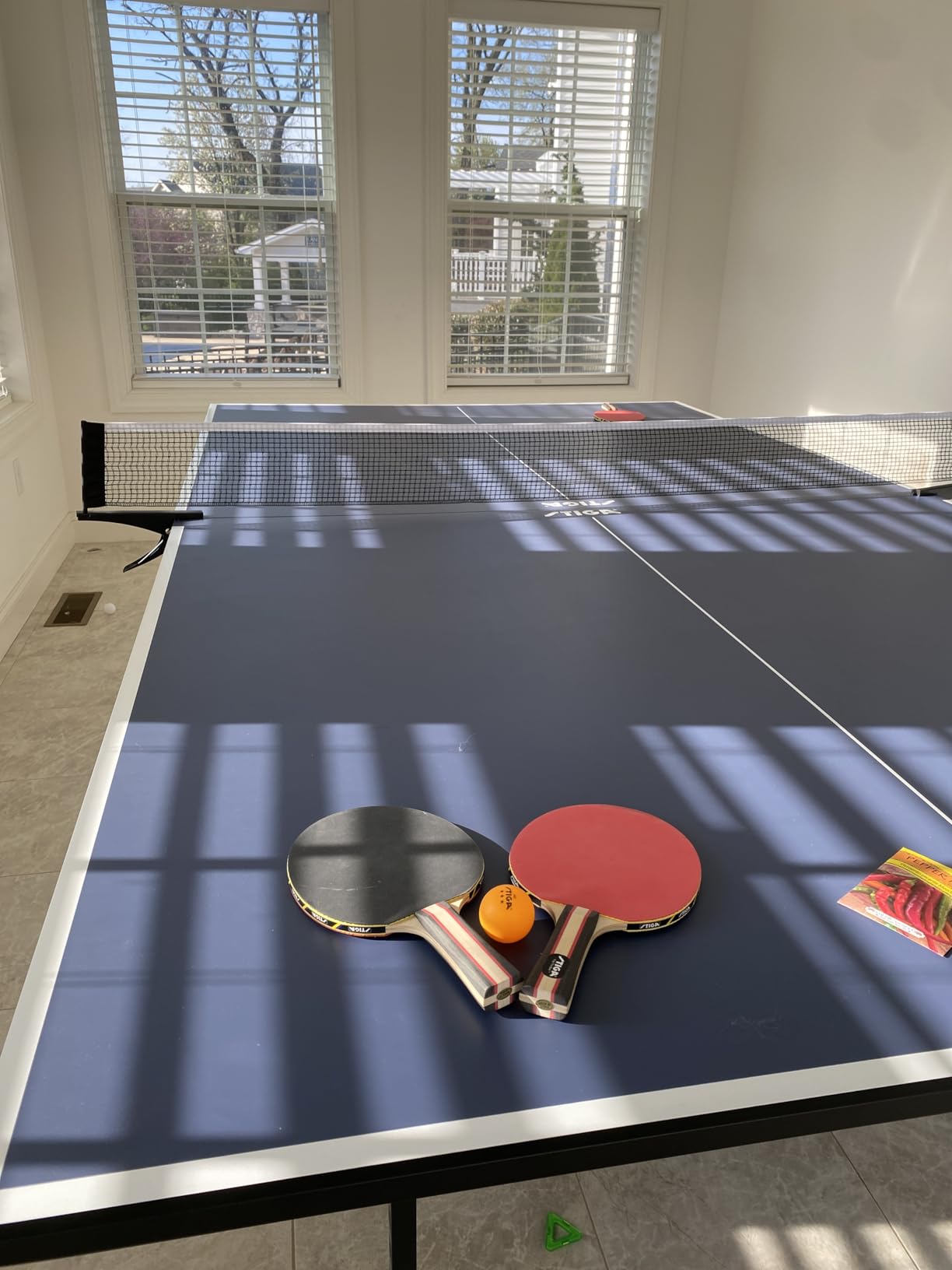 STIGA Performance 2 or 4 Player Table Tennis Set - USATT Approved Rackets and 3-Star Balls - 5-Ply Blade & Flared Handle - Perfect for Skill Development customer photo 2