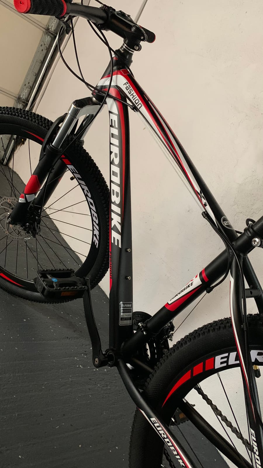 EUROBIKE Mountain Bike,OBK 27.5 Wheels Mountain Bike,Daul Disc Brakes 21 Speed,Mens Bicycle Front Suspension for Men Women customer photo 2