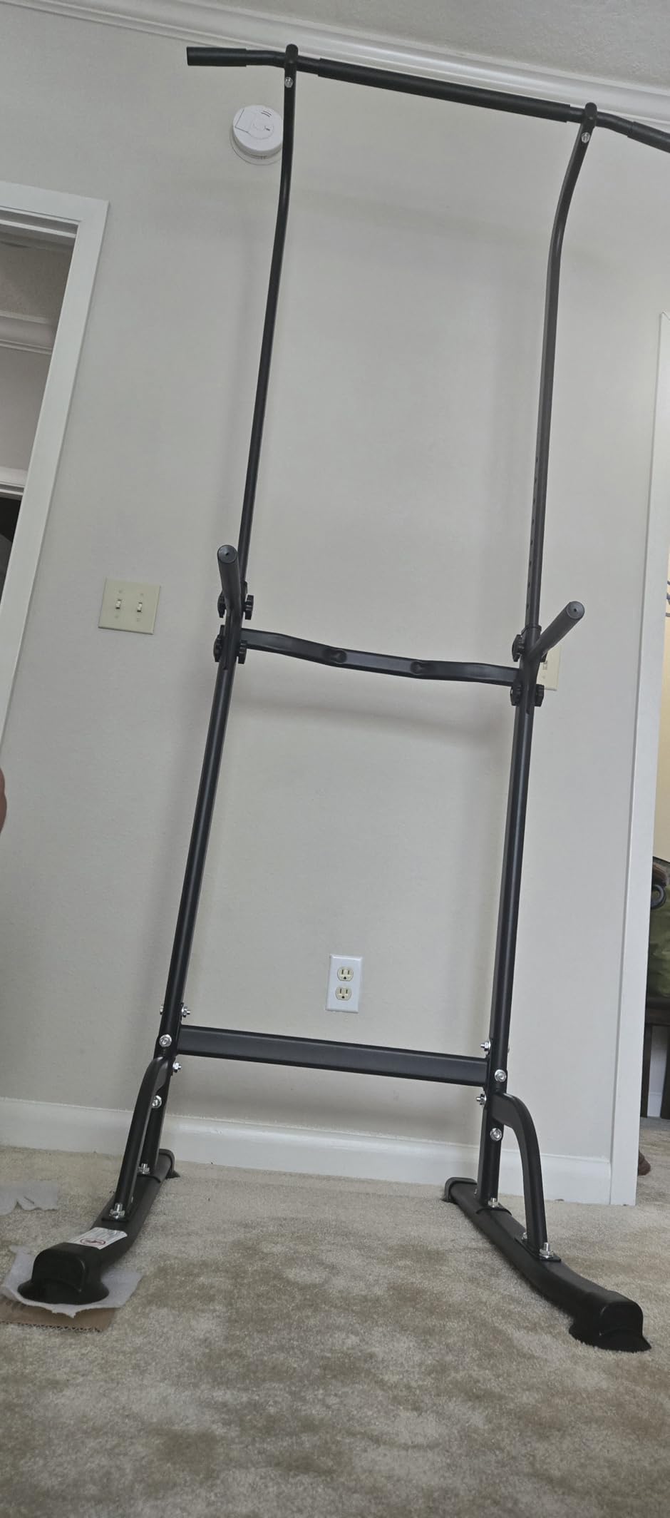SogesPower Power Tower Dip Station Pull Up Bar Station for Home Gym customer photo 1
