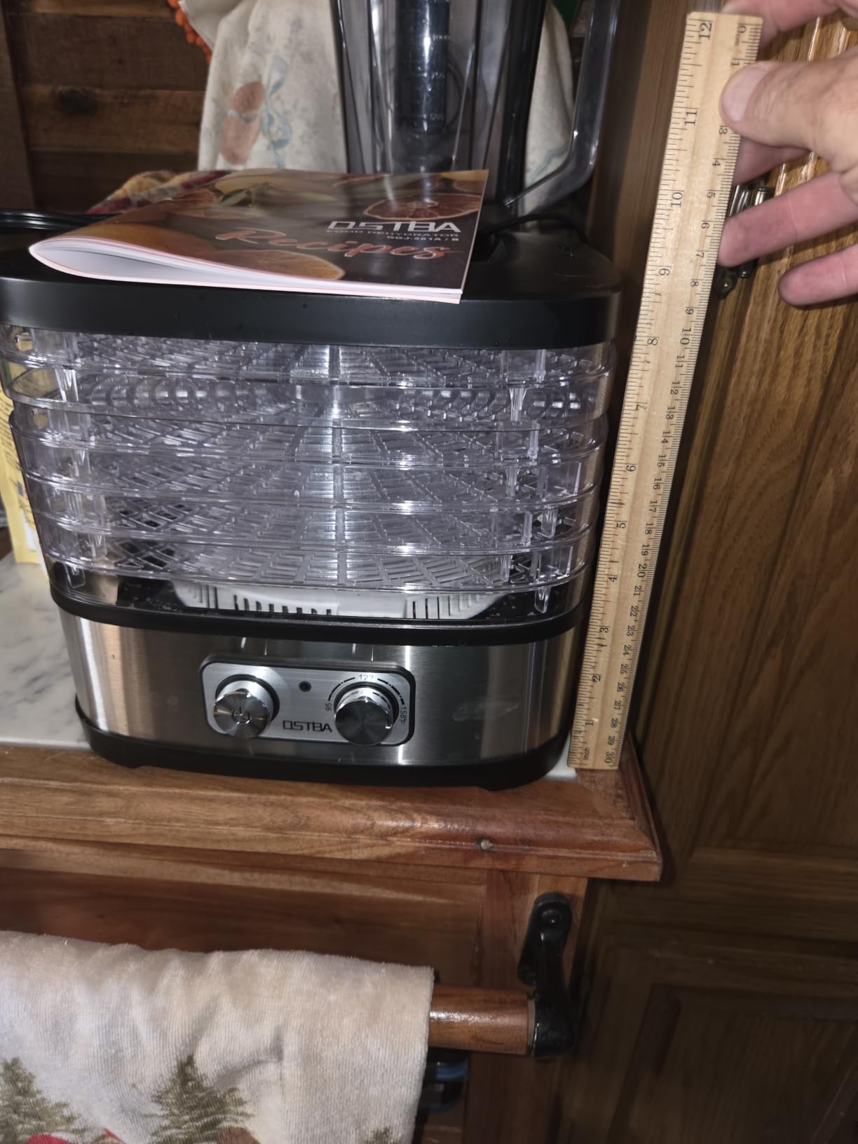 OSTBA Food Dehydrator, 5 Trays, 240W Dryer for Jerky, Fruit & Veggies customer photo 1