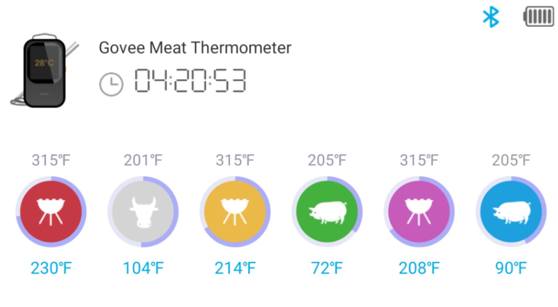 Govee Bluetooth Meat Thermometer Digital with Smart App Timer and Alerts customer photo 2