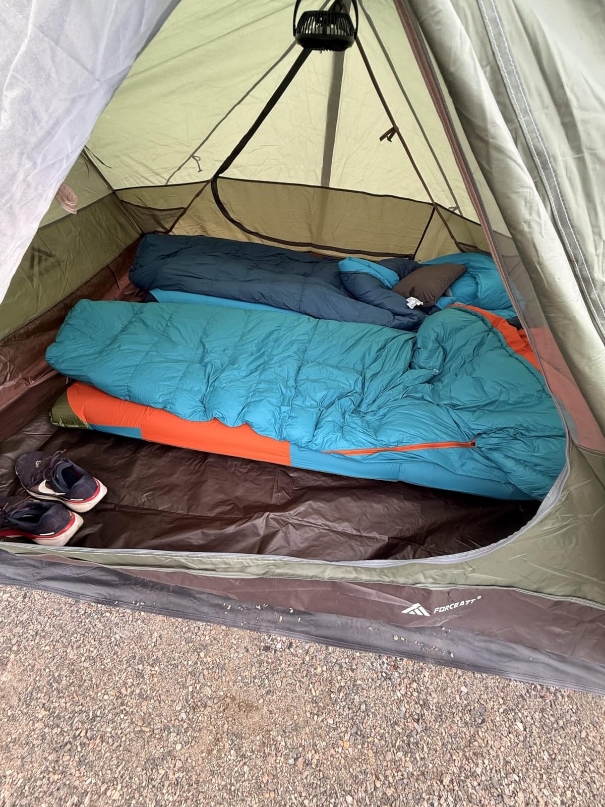 Forceatt Tent for 2 and 3 Person is Waterproof and Windproof, Camping Tent for 3 to 4 Seasons,Lightweight Aluminum Pole Backpacking Tent Can be Set Up Quickly,Great for Hiking customer photo 2