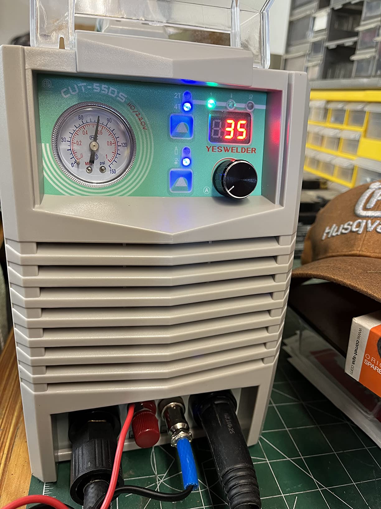 YESWELDER CUT-55DS 55A Pilot Arc Plasma Cutter, 110/220V, Non-Touch Pilot Arc customer photo 1