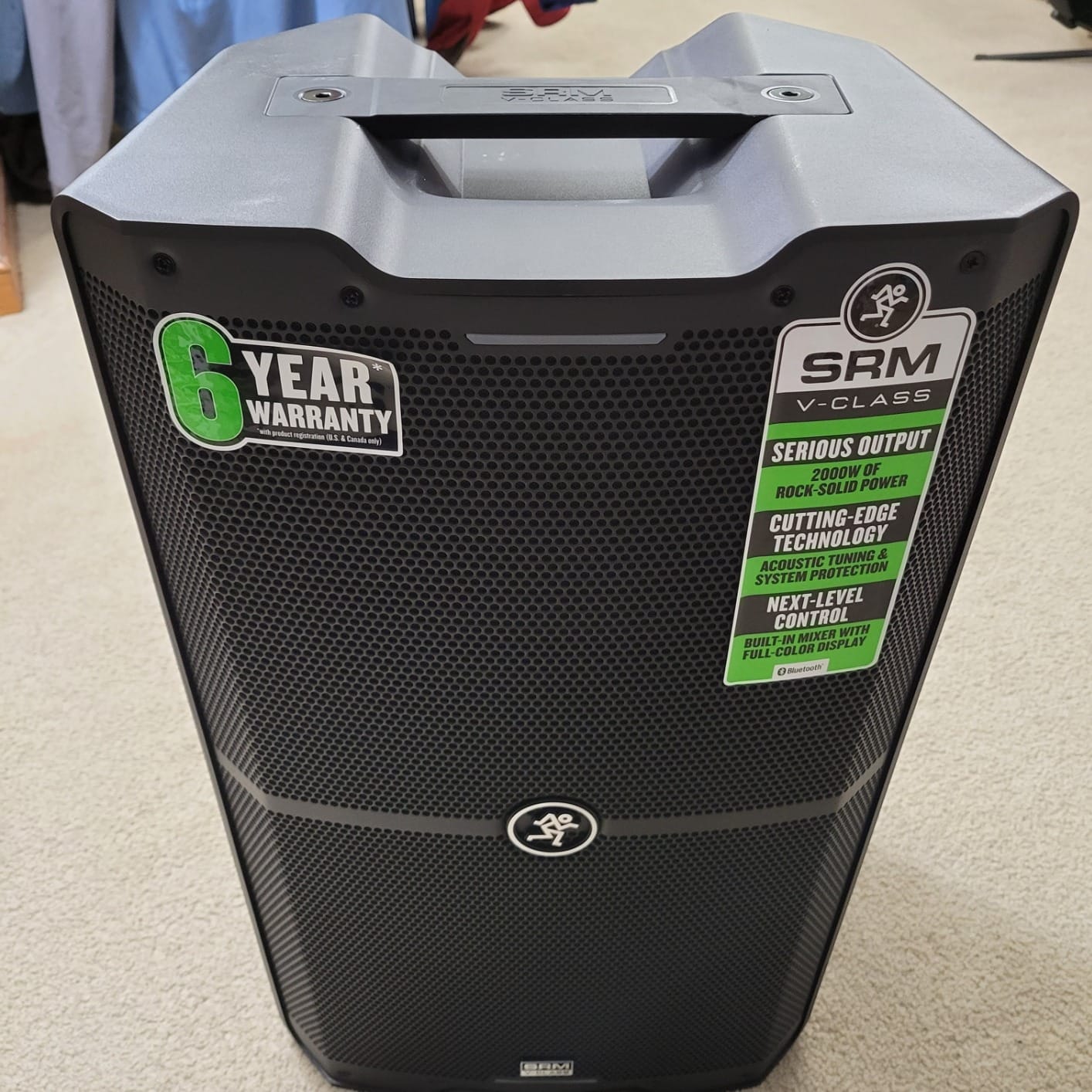 Mackie SRM212 V-Class 2,000W 12-inch Powered Speaker customer photo 2