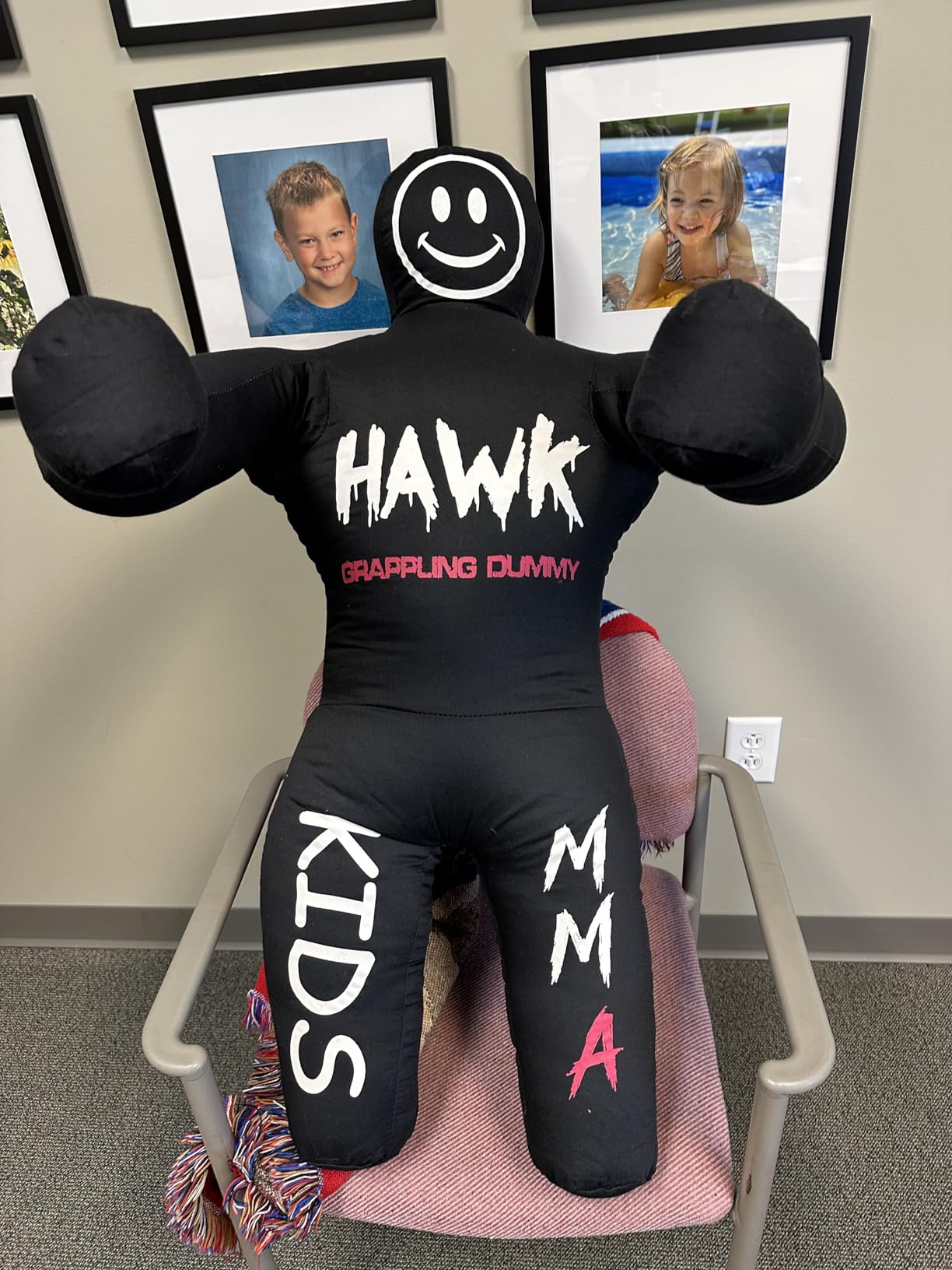 Hawk Sports Kids Grappling Dummy for Fitness & Training, Pose, Strike & Throw Wrestling Dummy for Kids, 3 ft. Punching Dummy for MMA, Jiu-Jitsu, Judo, Karate & Wrestling Practice & Sparring customer photo 1