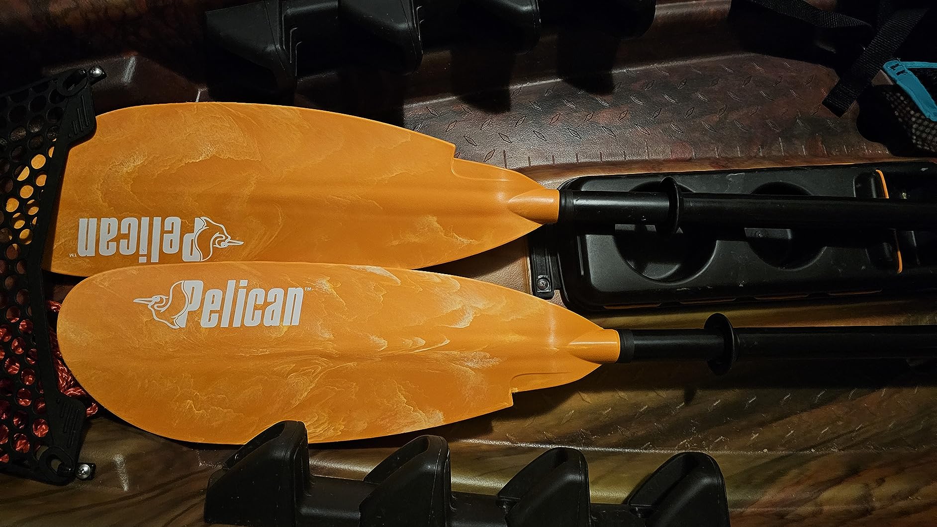 Pelican - Poseidon Paddle - Aluminum Shaft with Reinforced Fiberglass Blades - Lightweight, Adjustable Kayaks Paddles - Perfect for Kayaking Boating customer photo 1