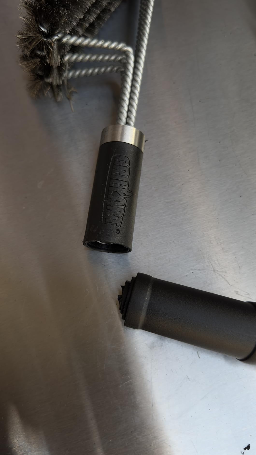 GRILLART Grill Brush and Universal Fit Scrapers, 18