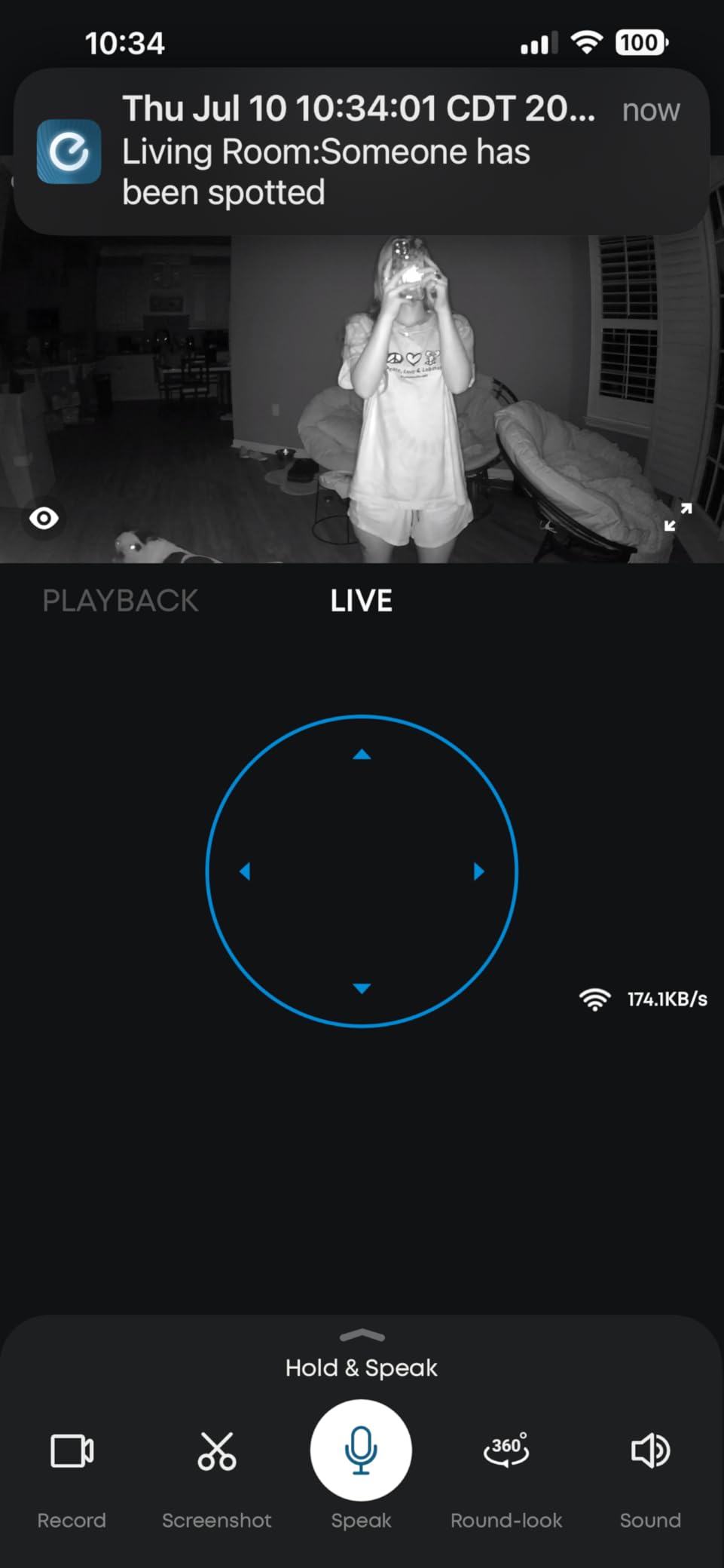 eufy Security Indoor Cam E220, Dog/Pet Camera, Pan and Tilt customer photo 1