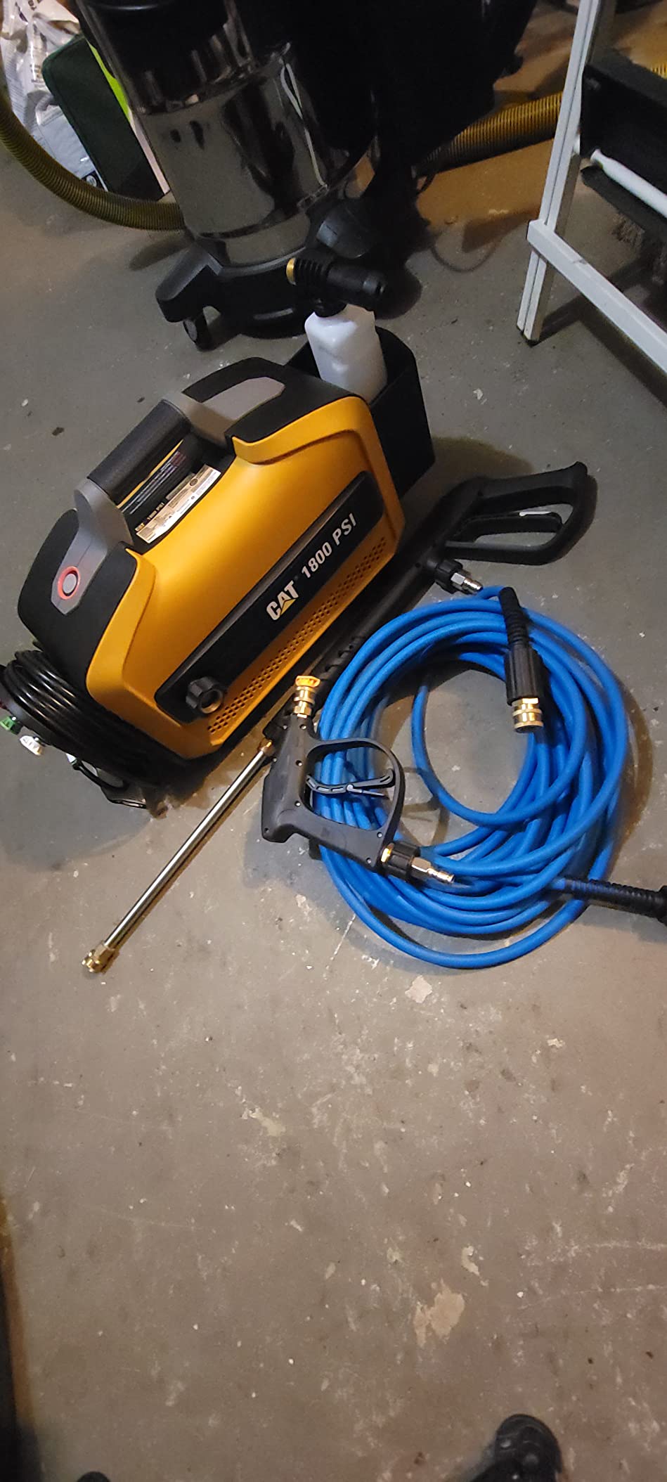 CAT Electric Pressure Washer - 1800 PSI 2.0 GPM with high Pressure Hose, Quick Release Gun, Nozzle Lance, Water Pressure Washers Foam Cannon, Power Wash Your Home Patio, Fence, Driveway & RV customer photo 1