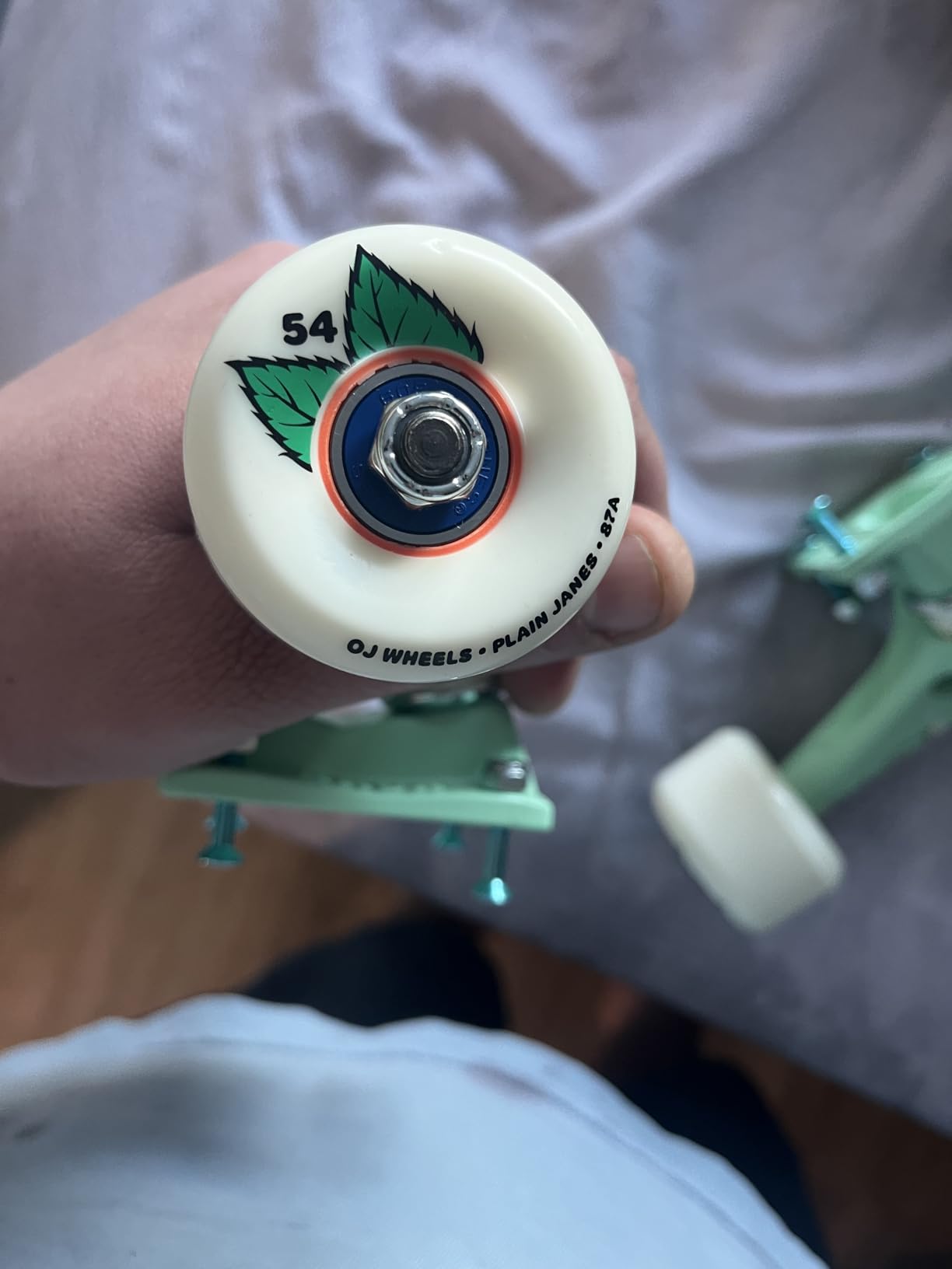 OJ Skateboard Wheels Plain Jain Keyframe 87a Skateboard Wheels - Set of 4 Wheels customer photo 2