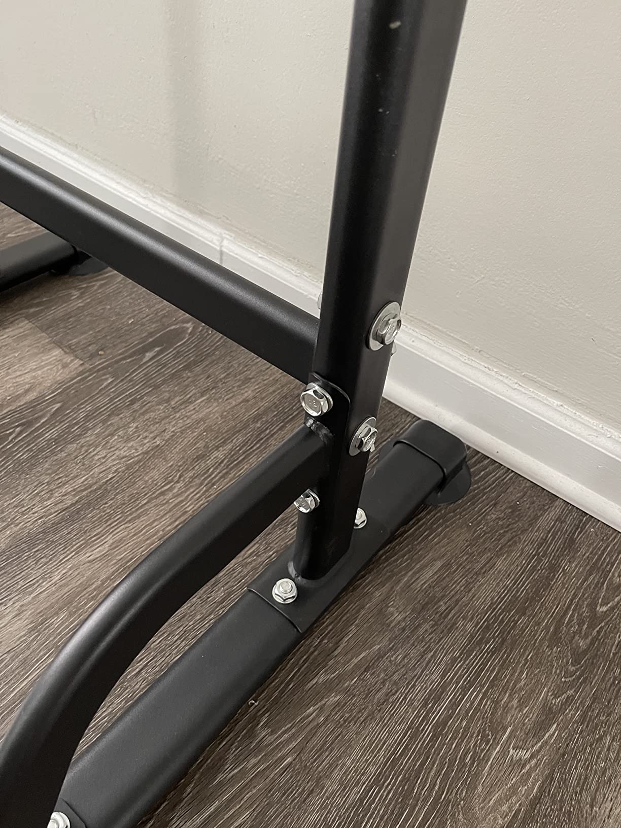 soges Power Tower Pull Up Bar Station, Free Standing Pull Up Rack Dip Station for Home Gym, Height Adjustable Home Strength Training Fitness Workout Equipment customer photo 1