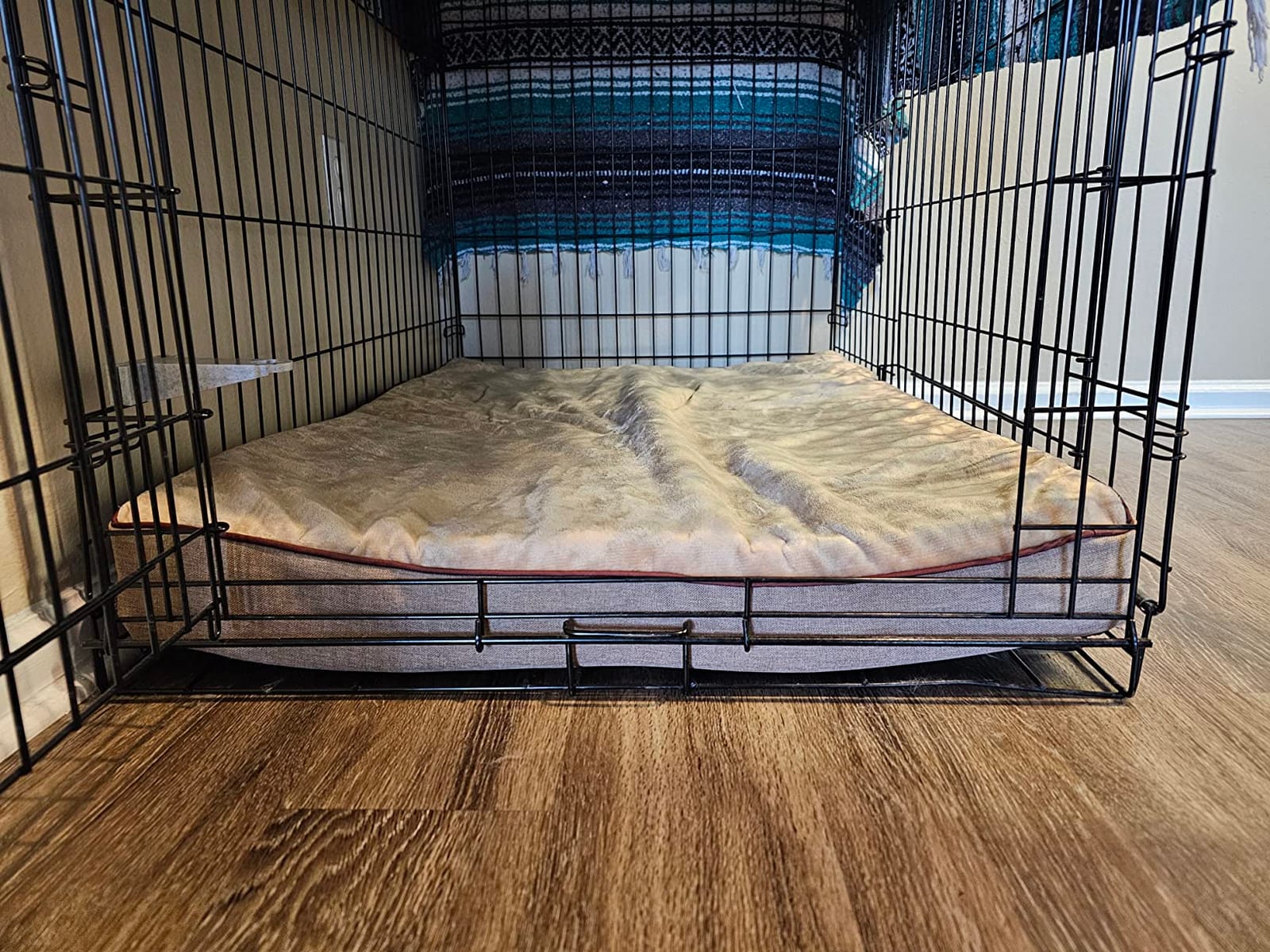 Bedsure Memory Foam Dog Beds Large Sized Dog, Orthopedic Crate Pads, 35x22 customer photo 1