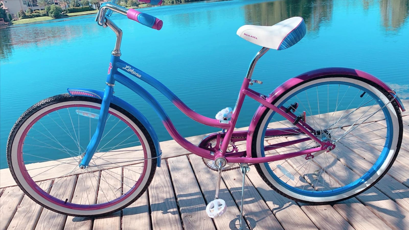 Kulana Lakona Shore, Tide or Wave Cruiser Bike, 20, 24 or 26 Inch Bike for Adults and Youth, 7 or Single Speed Beach Cruiser Bicycle, Rear Coaster Brake, Extra Wide, Cushioned Seat, Fenders customer photo 1