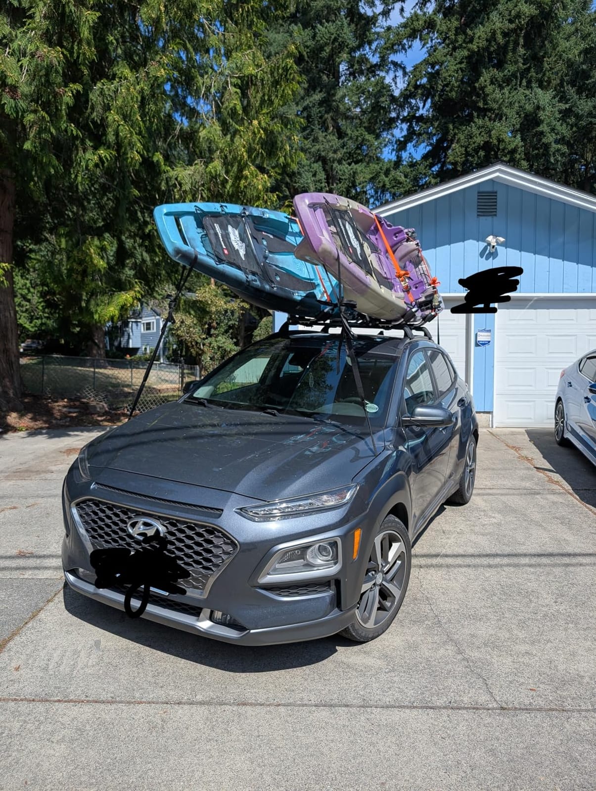 IKURAM R Aluminum Kayak Roof Rack Folding J-Style Universal 4-in-1 customer photo 2