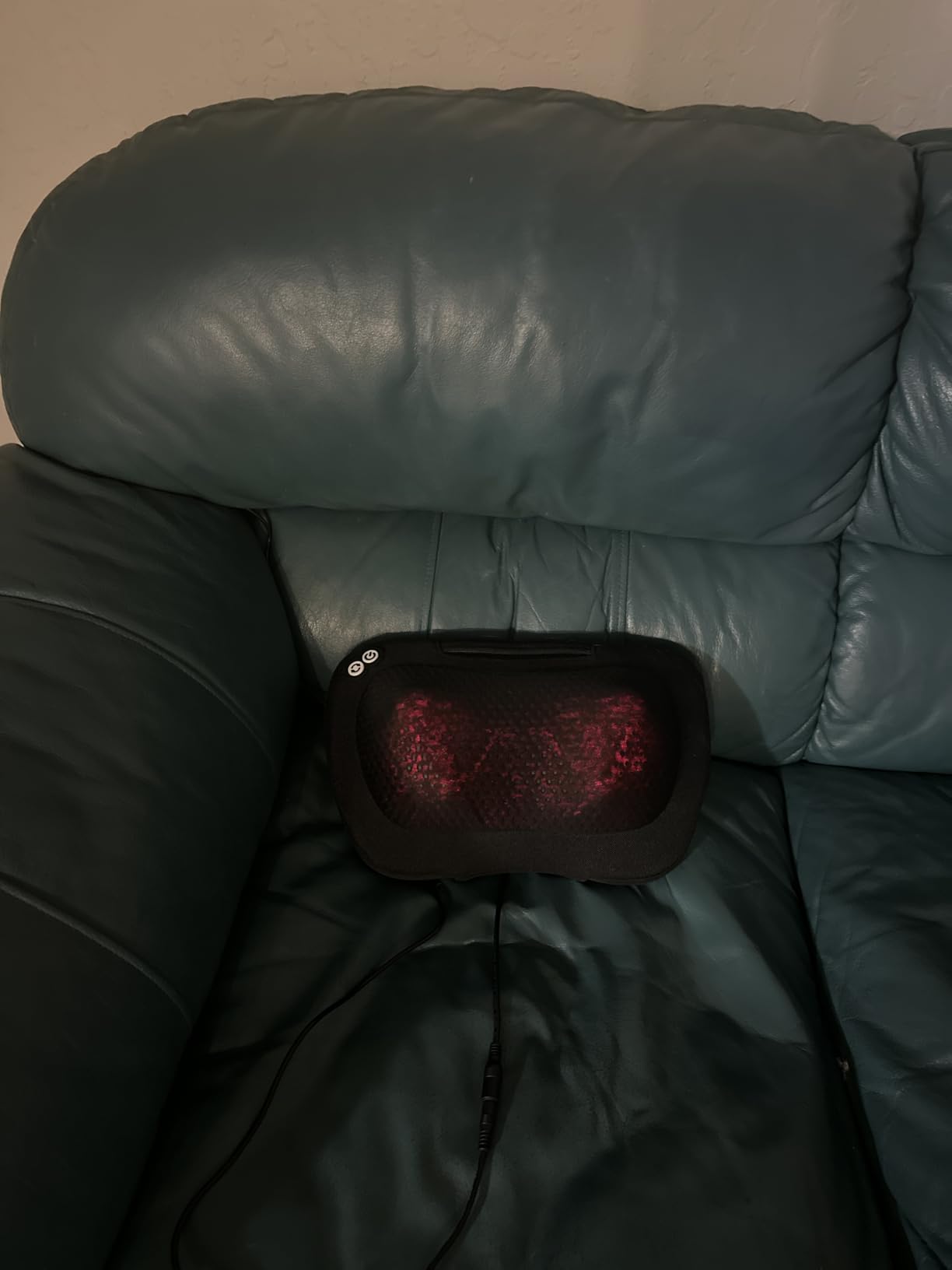 VIKTOR JURGEN Shiatsu Back Massager with Heat for Pain Relief, Gray customer photo 2