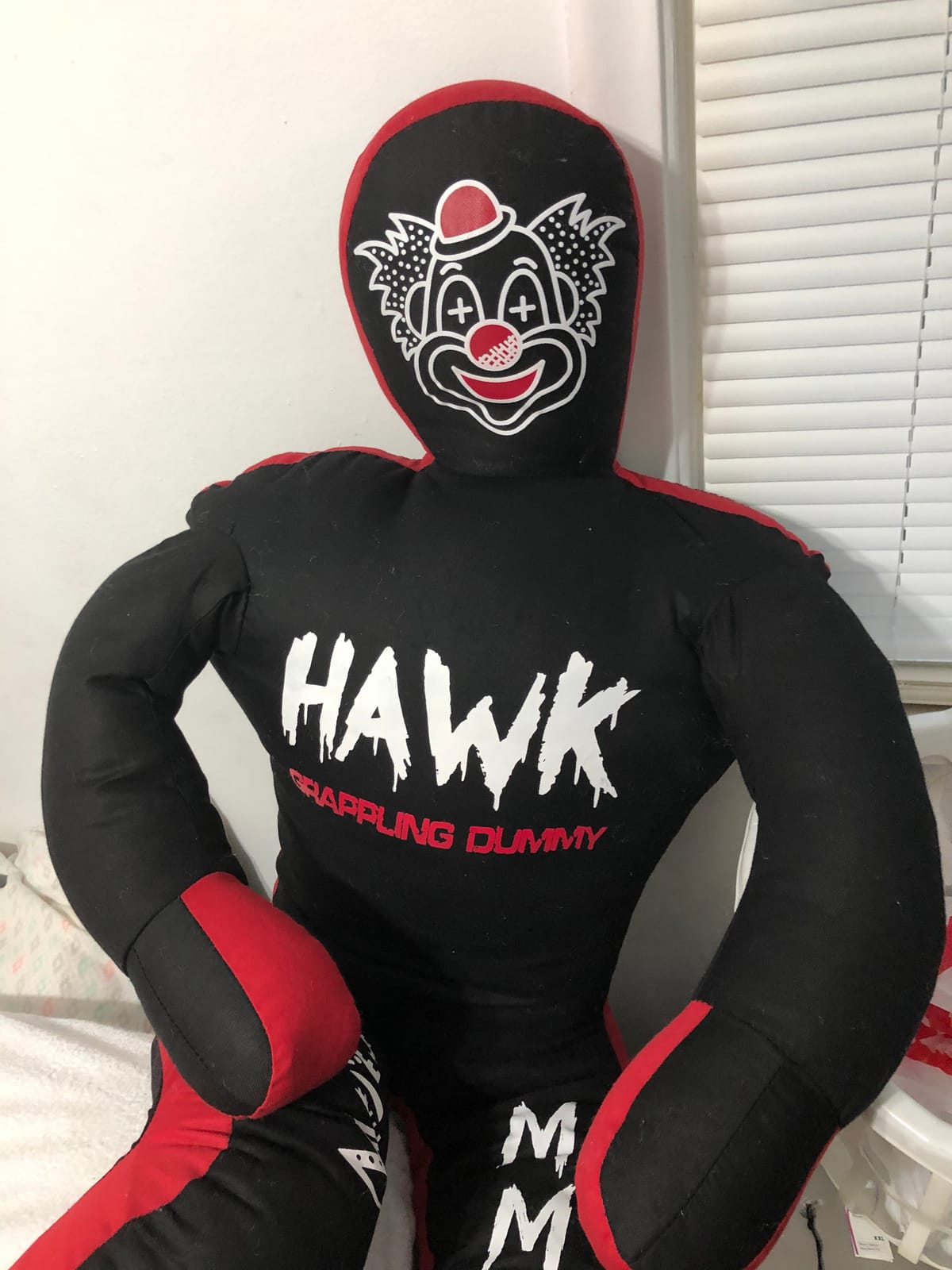 Hawk Sports Clown Grappling Dummy for Combat Sports Mastery, Moveable and Strikeable Punching Dummy for Adults, 5 ft. Boxing Dummy for MMA Jiu-Jitsu, Judo, Karate, and Wrestling Training and Sparring customer photo 2