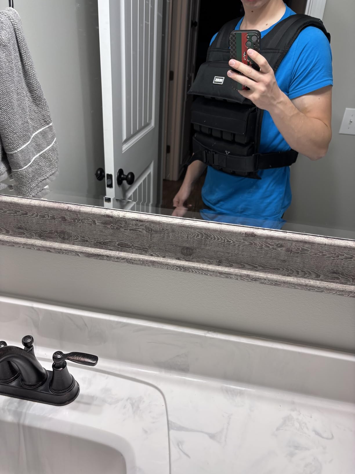 MVRK Weighted Vest Men 15lbs/25lbs/35lbs/45lbs/65lbs/100lbs – No-Bounce Adjusable Heavy Duty Rucking & Strength Training Vest with Removable Iron Weights for Calisthenics, HIIT, Hydrox customer photo 1