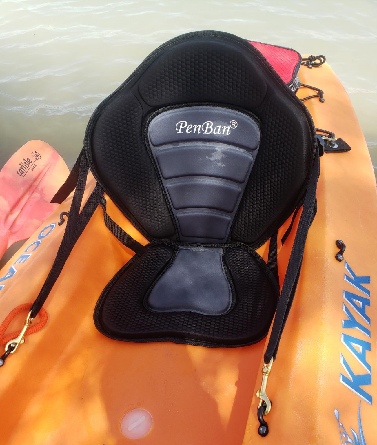 Universal Deluxe Kayak Seat Cushion with Storage Bag for Kayak customer photo 2