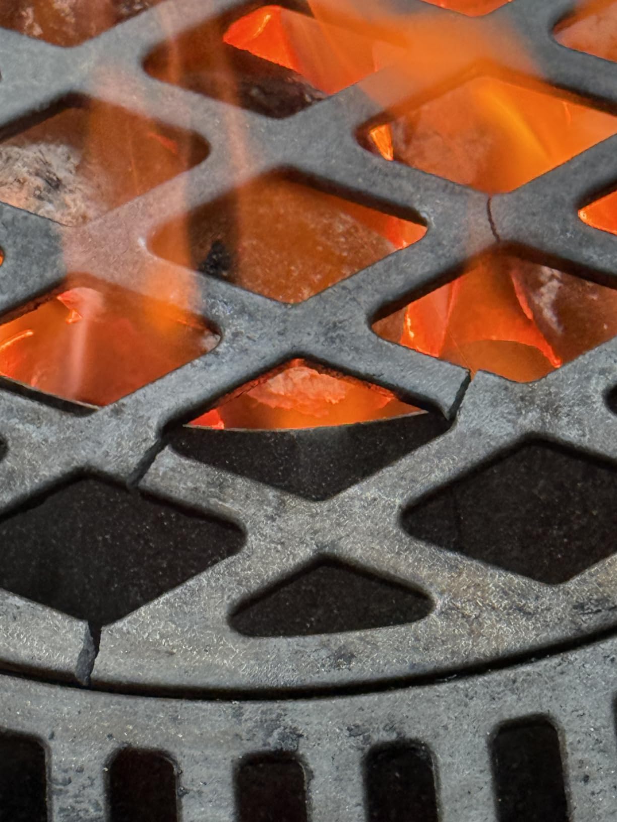 onlyfire 2-in-1 Cast Iron Grill Grate Replacement Weber Gourmet BBQ System customer photo 1