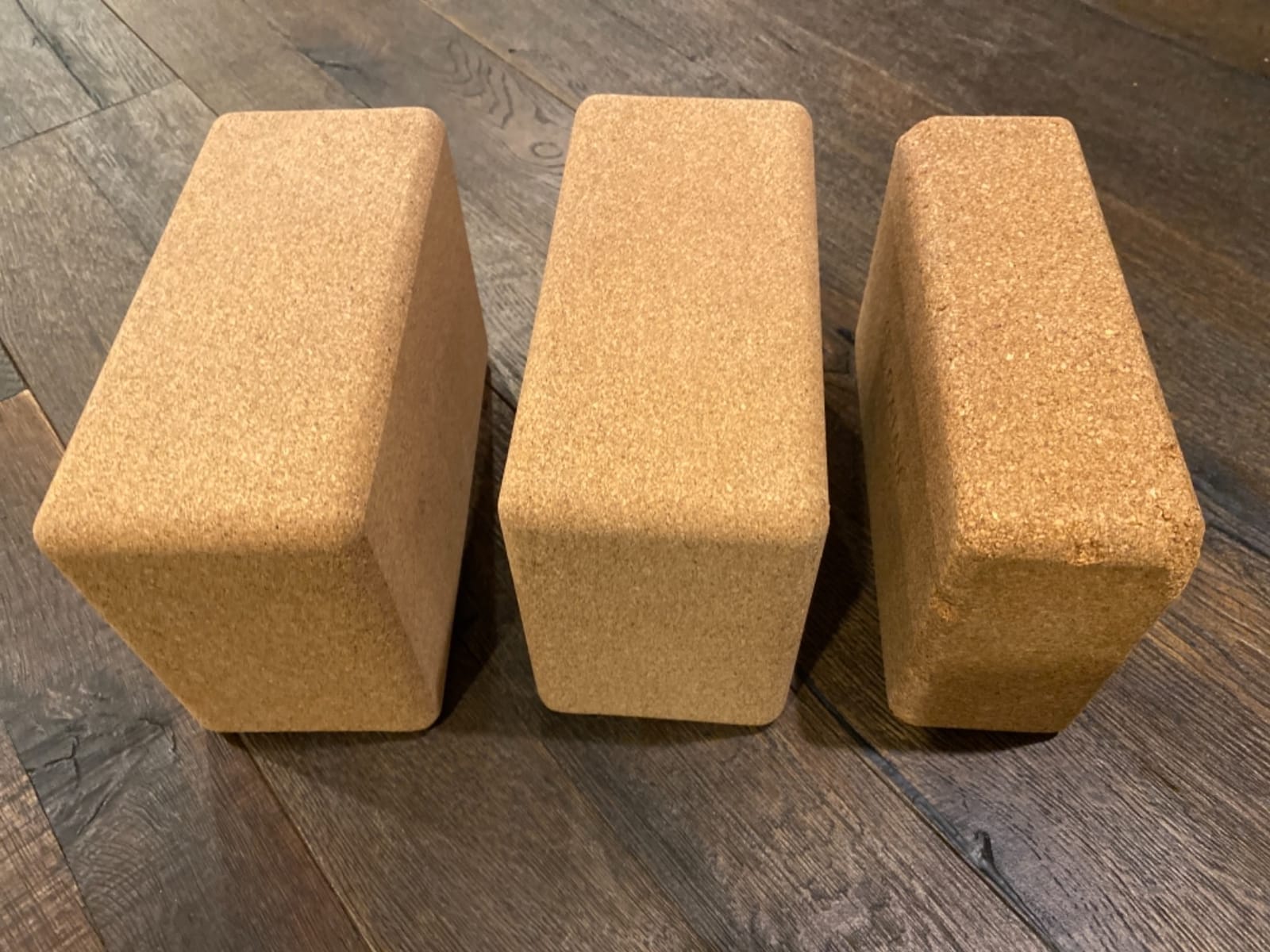 Cork Yoga Blocks 2 Pack Set - Natural Cork from Portugal, 9