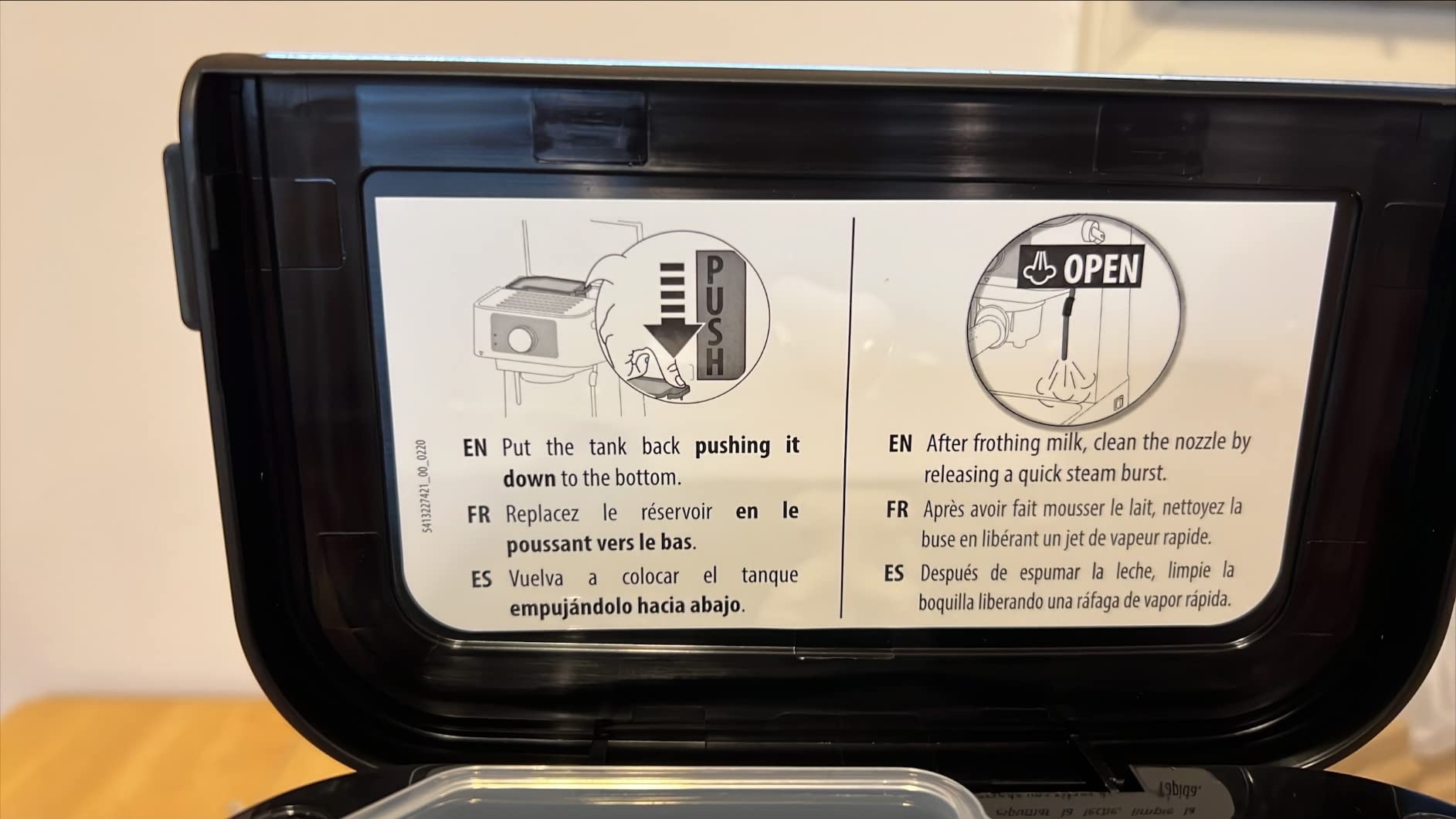 De'Longhi Stilosa Compact Manual Espresso Machine, Manual Milk Frother customer photo 2