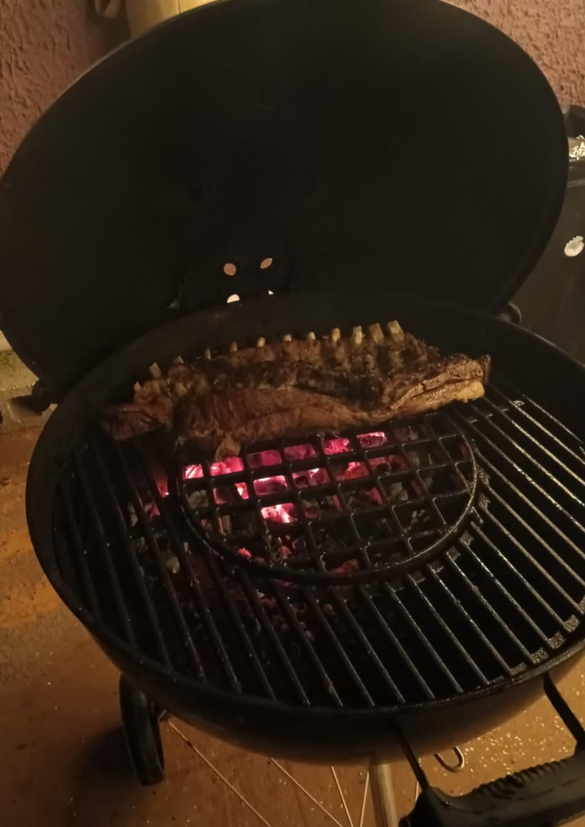 Uniflasy 8835 Cast Iron Grill Grate for Weber 22 and 22.5 in Kettle Grills Gourmet BBQ System customer photo 1