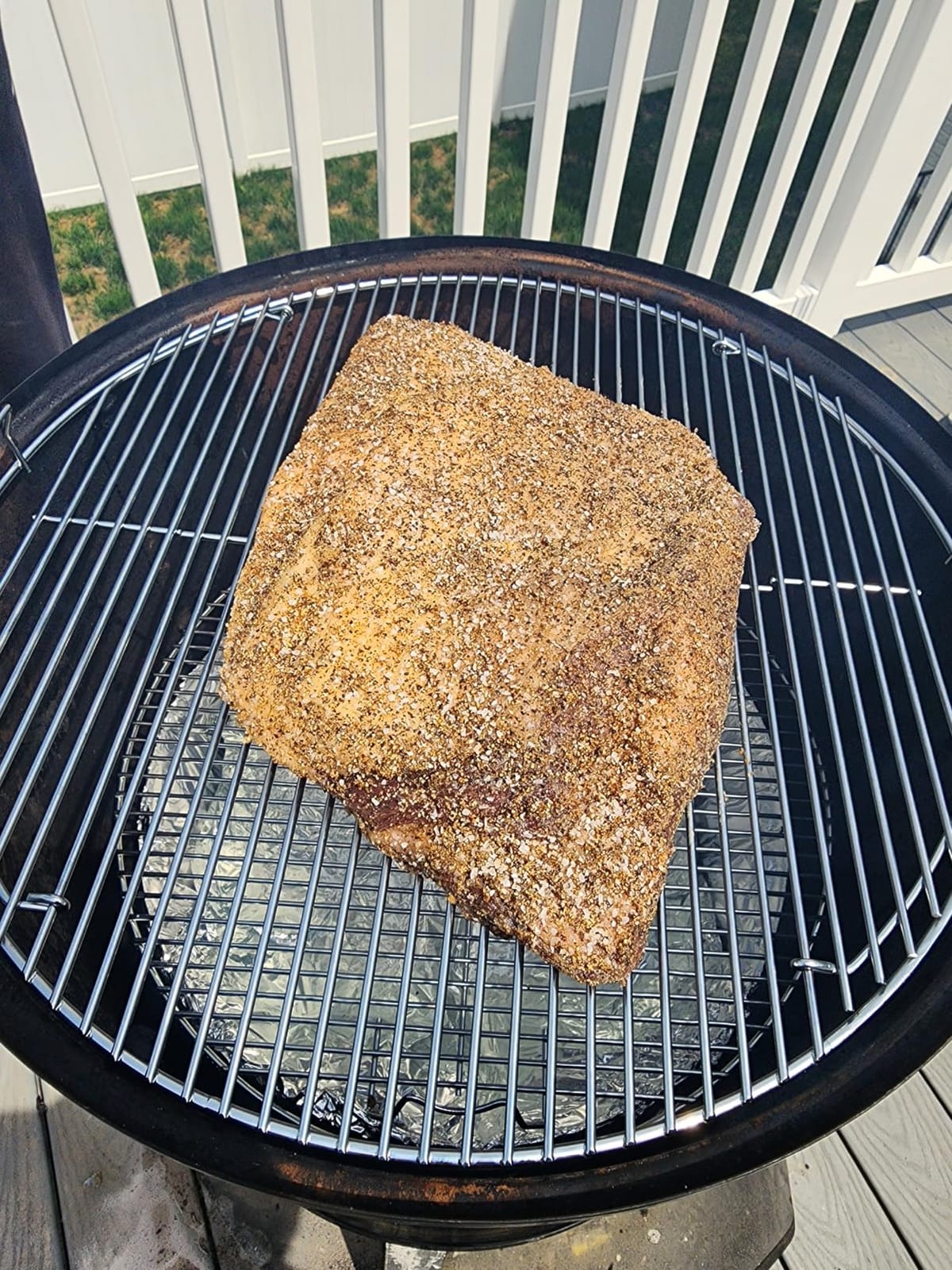 Uniflasy 8835 Cast Iron Grill Grate for Weber 22 and 22.5 in Kettle Grills Gourmet BBQ System customer photo 2