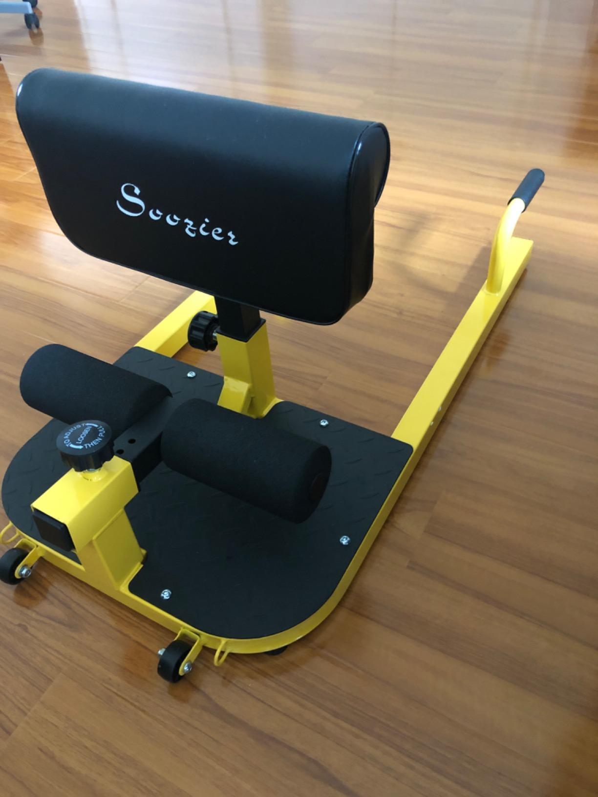 Soozier 3-in-1 Padded Push Up Sit Up Deep Sissy Squat Machine Home Gym Fitness Equipment customer photo 2
