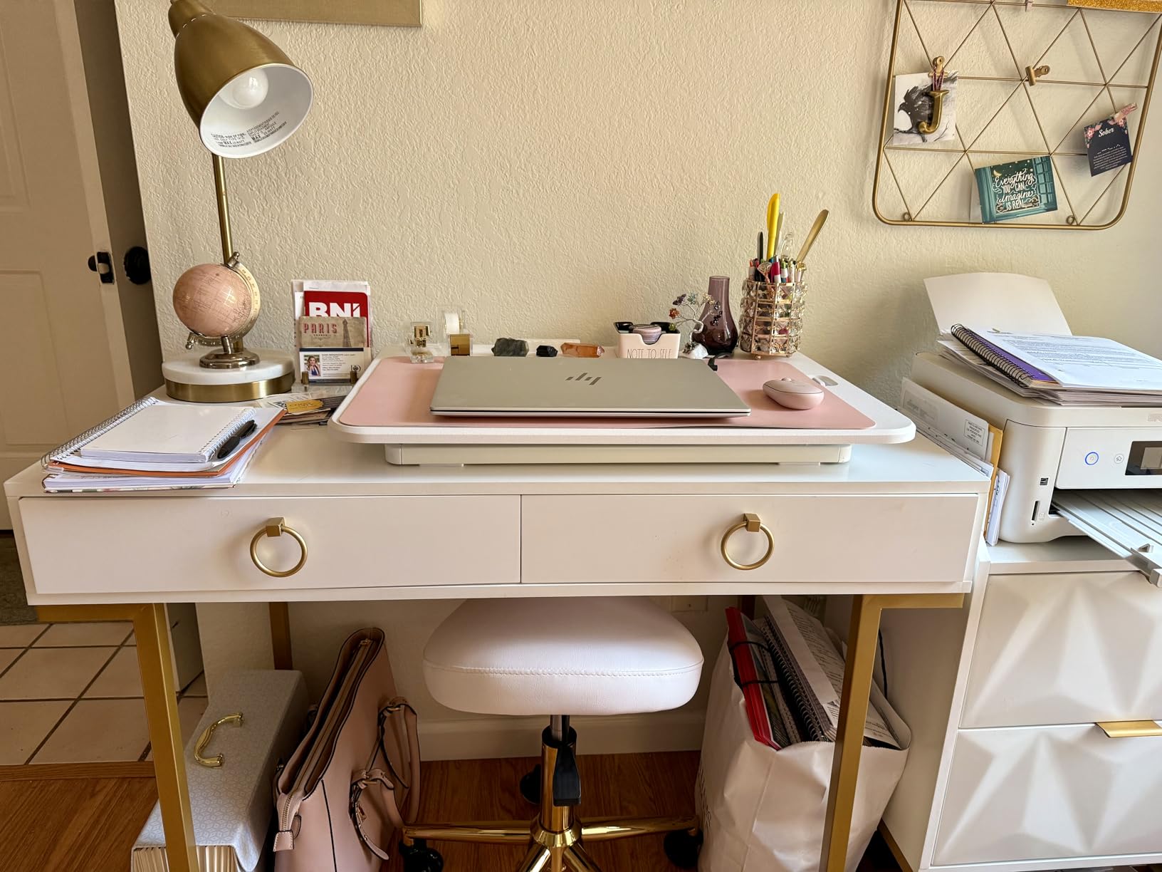 VIVO Black 26 in Single Top Standing Desk Converter, DESK-V001J customer photo 1