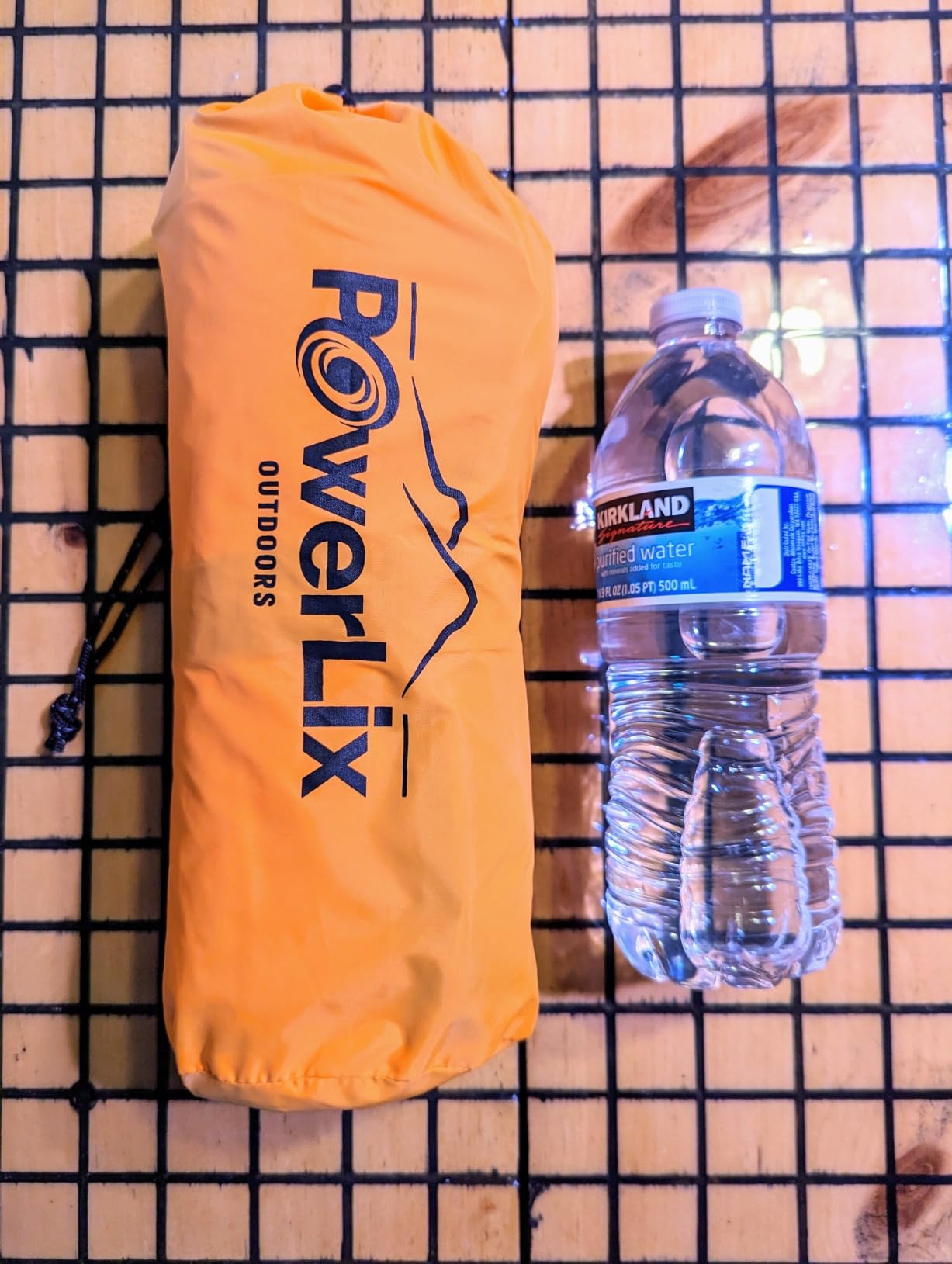 POWERLIX Sleeping Pad – Ultralight Inflatable Sleeping Mat, Ultimate for Camping, Backpacking, Hiking – Airpad, Inflating Bag, Carry Bag, Repair Kit – Compact & Lightweight Air Mattress (Black) customer photo 2