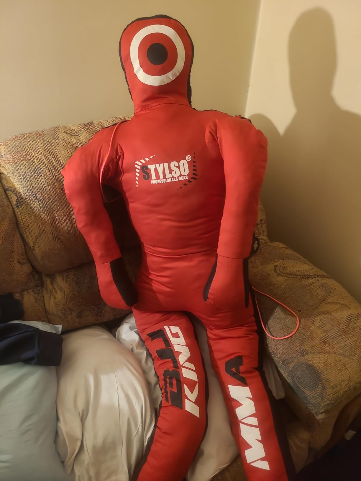 Unfilled Grappling Dummy – Adult Life Size Wrestling & BJJ Training Dummy, MMA Jiu Jitsu Judo Takedown & Throwing Practice, Heavy-Duty Triple-Stitched Canvas Submission Dummy customer photo 1