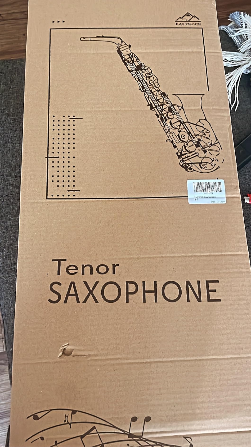 EASTROCK B Flat Tenor Saxophone Black for Beginners Students Musicians customer photo 2