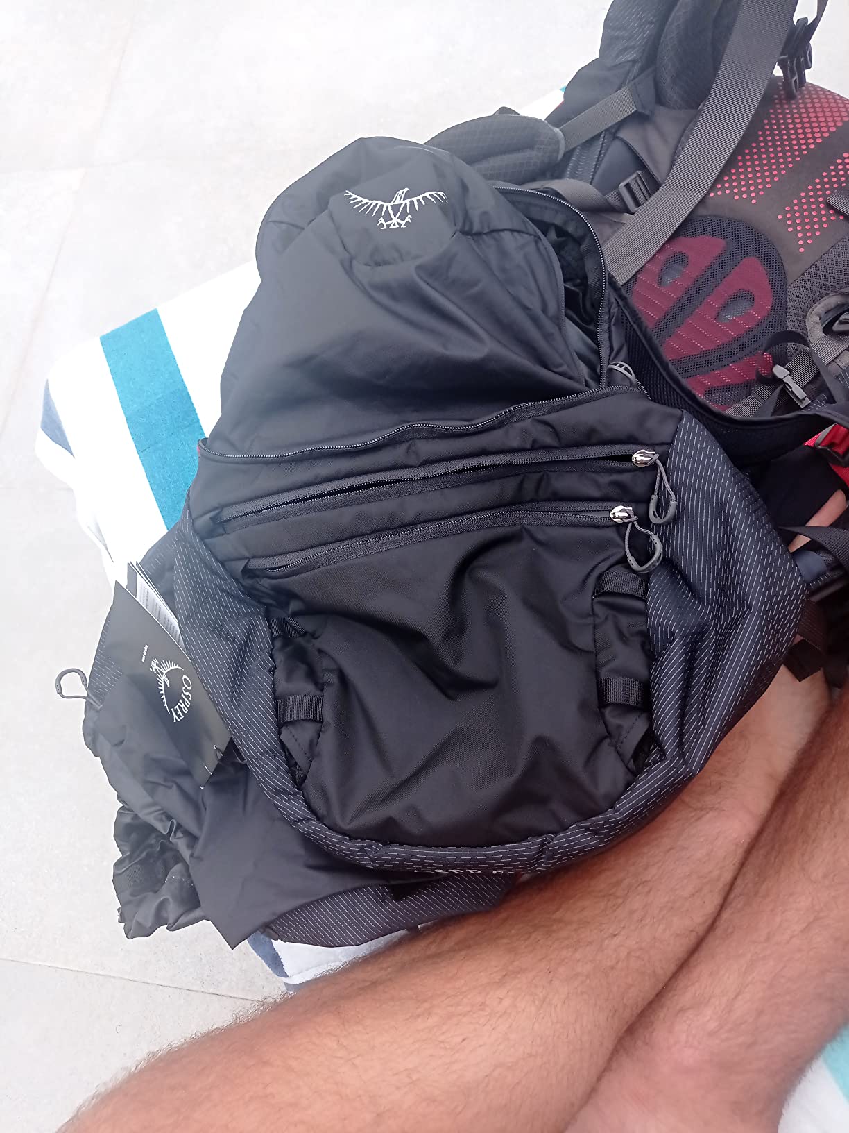 Osprey Aether Plus 70L Men's Backpacking Backpack, Black L-XL customer photo 1
