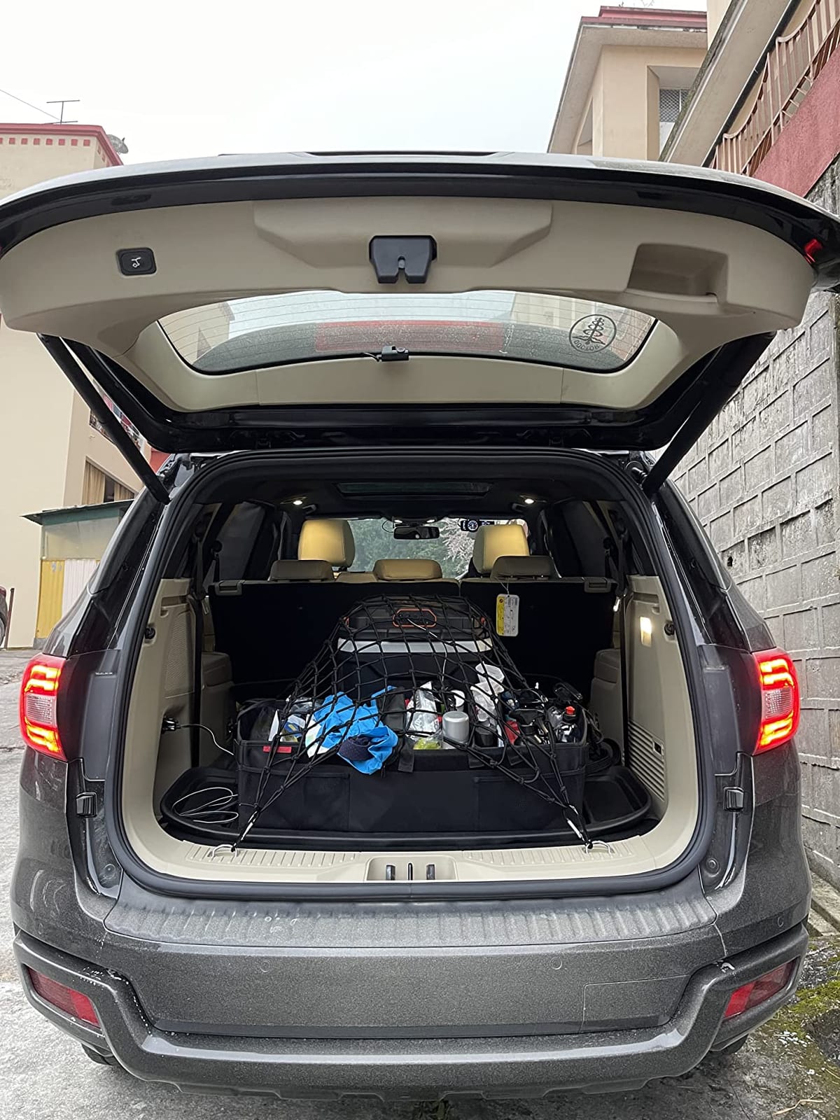 OMT 2x3ft Flat Webbing Cargo Net for Roof Rack & SUV Basket, 2x2in Mesh customer photo 2