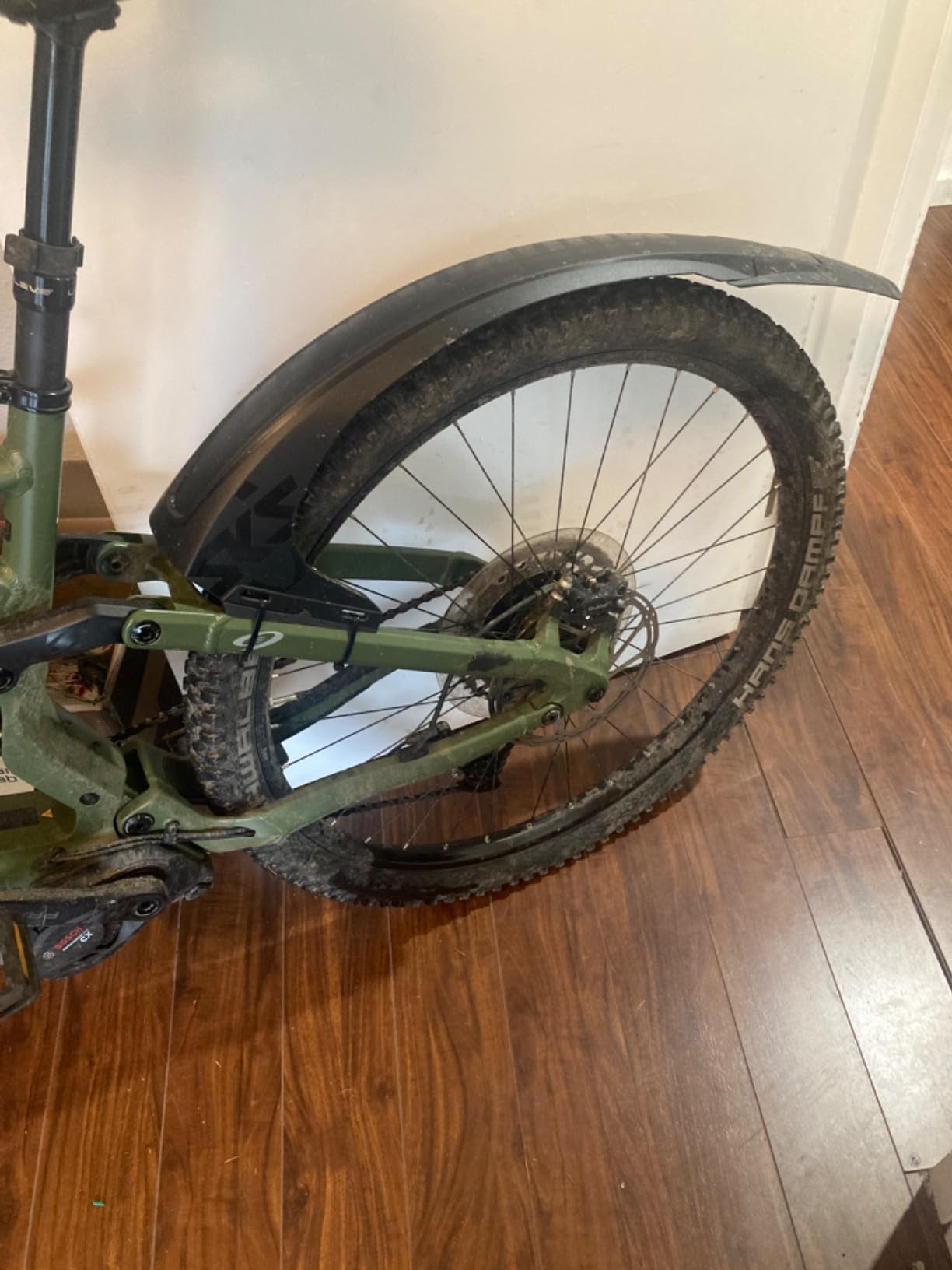 SKS Germany MUDROCKER Front & Rear Front & Rear Mudguard for Mountain Bikes (Bicycle Accessories Made of Impact-Resistant High-Performance Plastic, Easy Attachment, Effective Splash Guard) customer photo 2