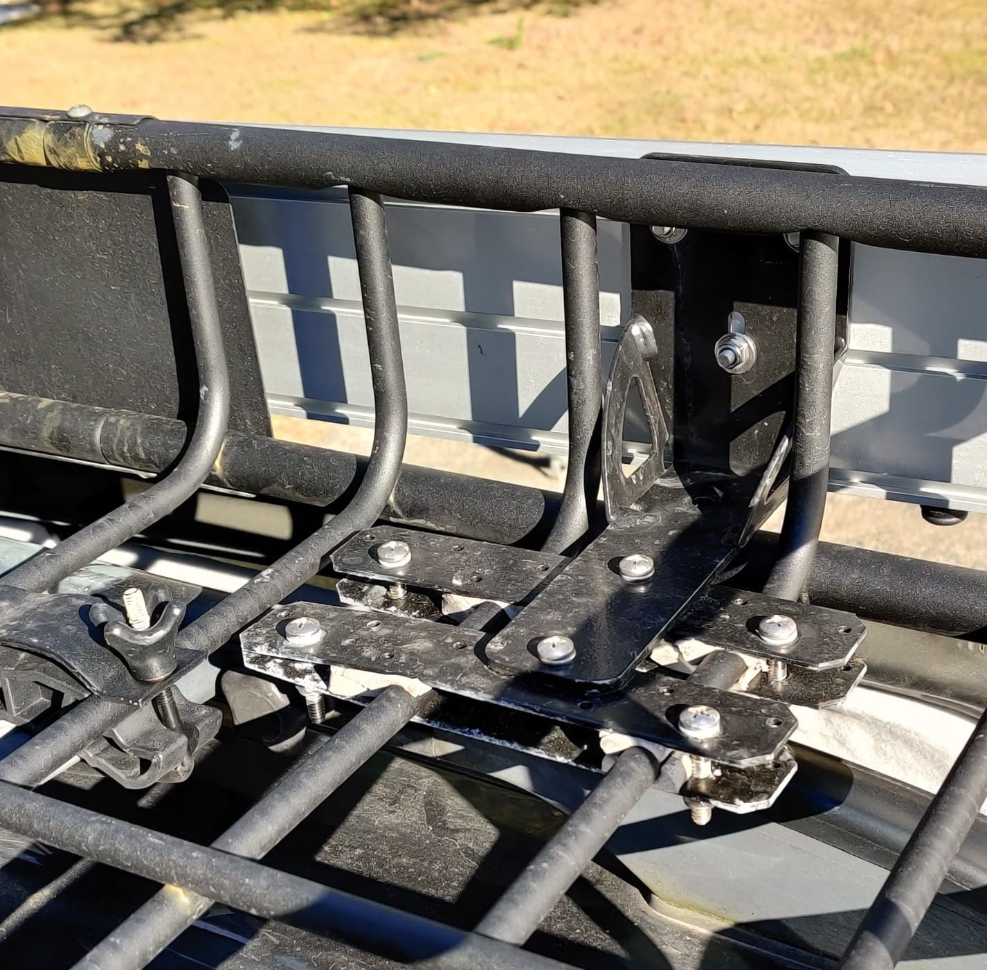 ARB 4x4 Accessories 814412 Retractable Black Aluminium Awning with Led Light Strip Included 2500x2500mm 8.2 x 8.2 feet Ideal for 4x4 Off Road Adventures, Camping, Outdoor Experience customer photo 2