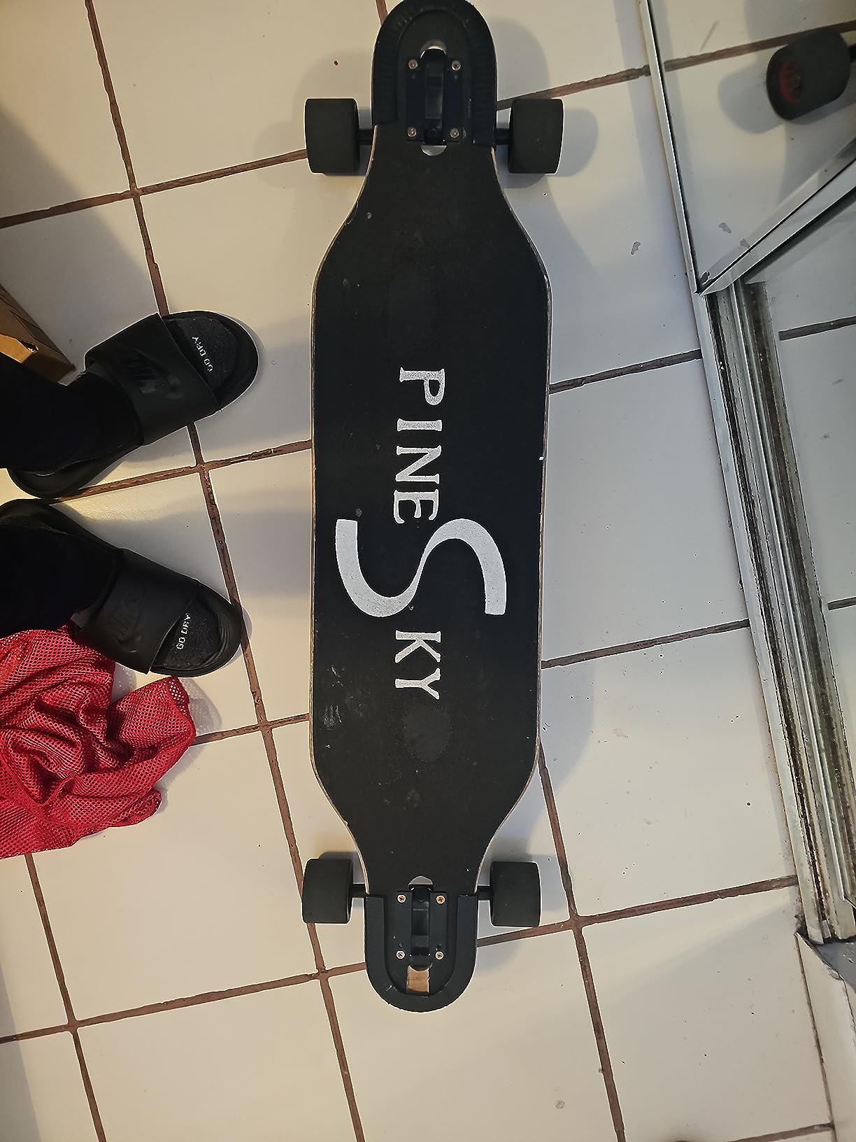 41 Inch Longboard Skateboard 8 Ply Natural Maple Complete Skateboard Cruiser for Cruising, Carving, Free-Style and Downhill with T-Tool customer photo 2