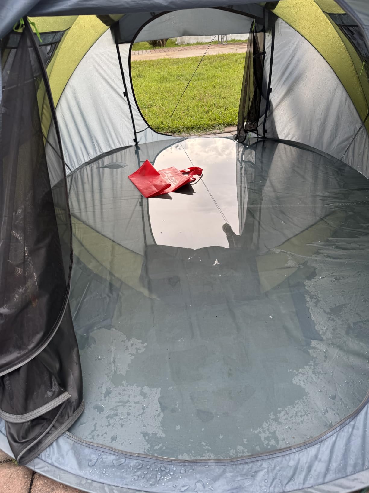 4 Person Easy Pop Up Tent Waterproof Automatic Setup 2 Doors-Instant Family Tents for Camping Hiking & Traveling customer photo 1