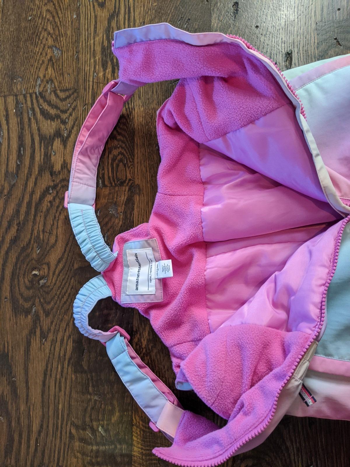 Amazon Essentials Girls and Toddlers' Water-Resistant Ski & Snow Bib Overall customer photo 1